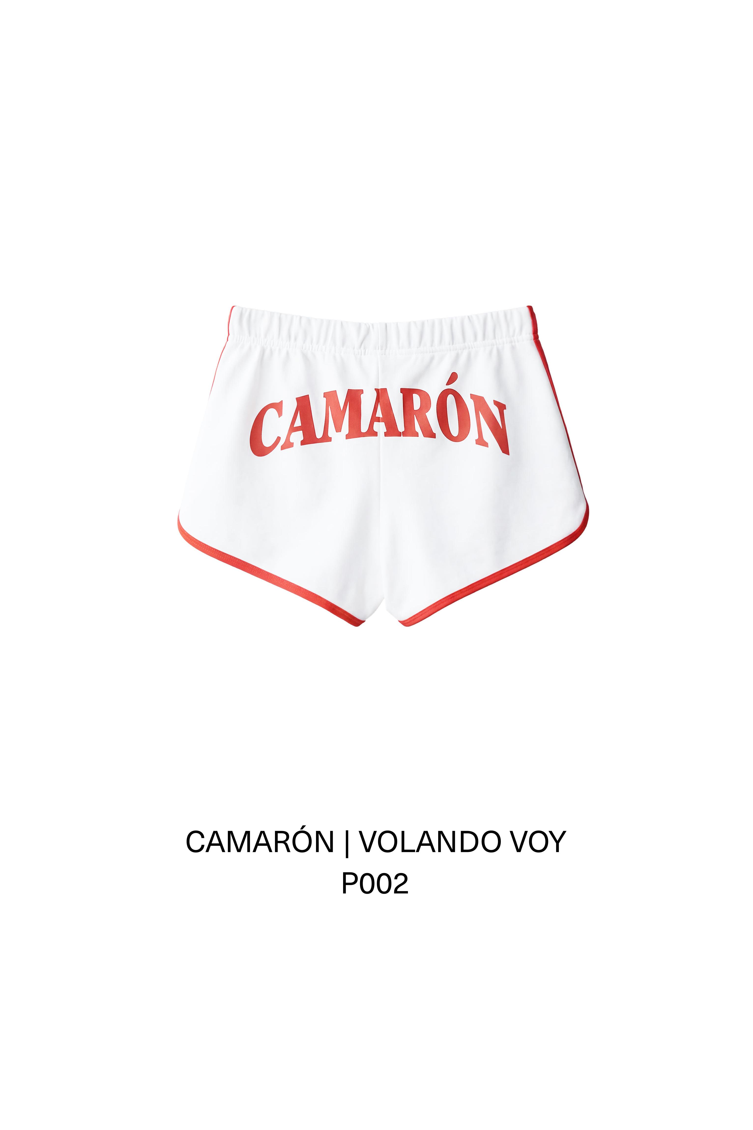 Camarón de la Isla ribbed shorts — Ecru