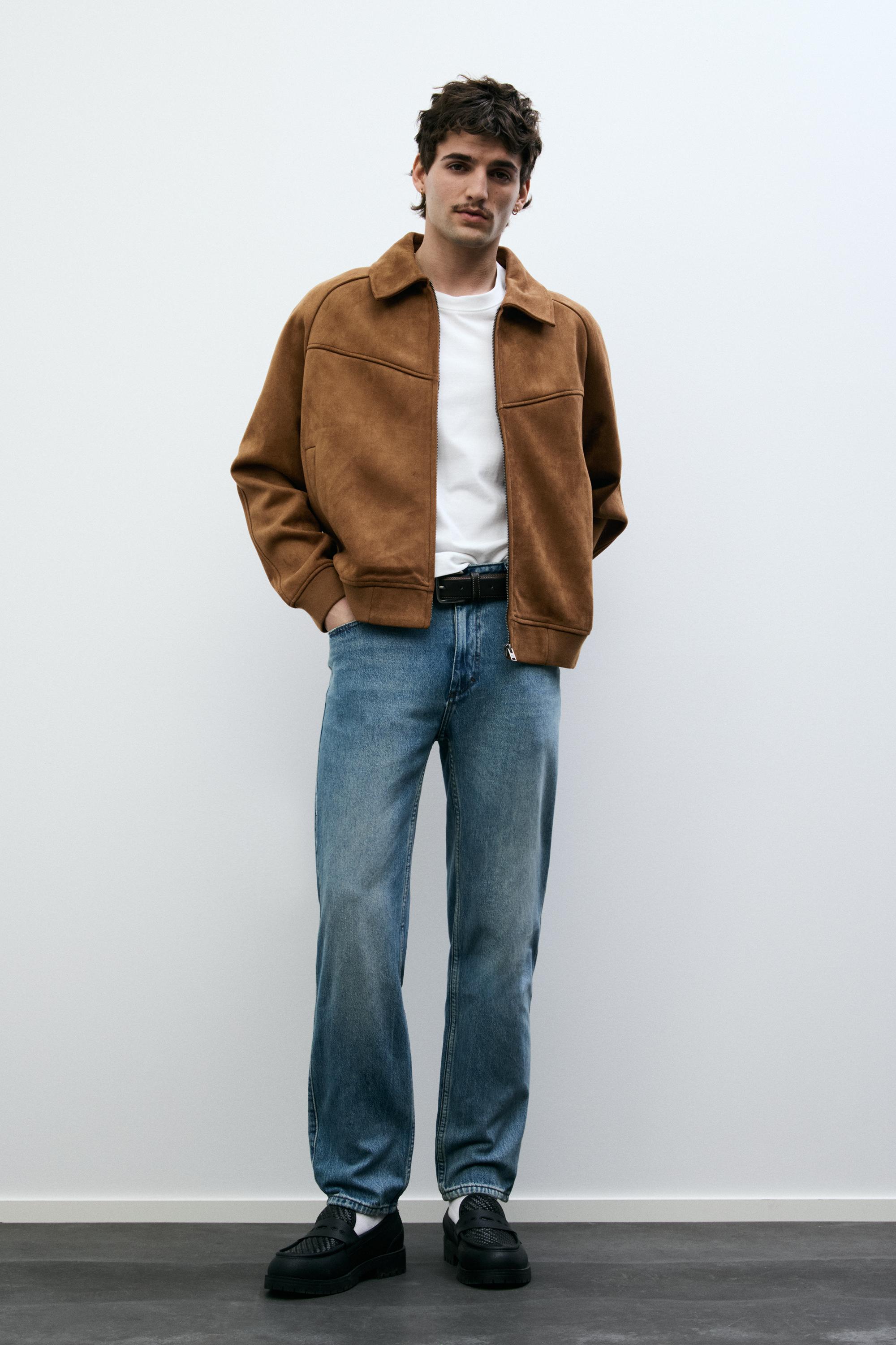 Suni süet ceket - Görsel 26