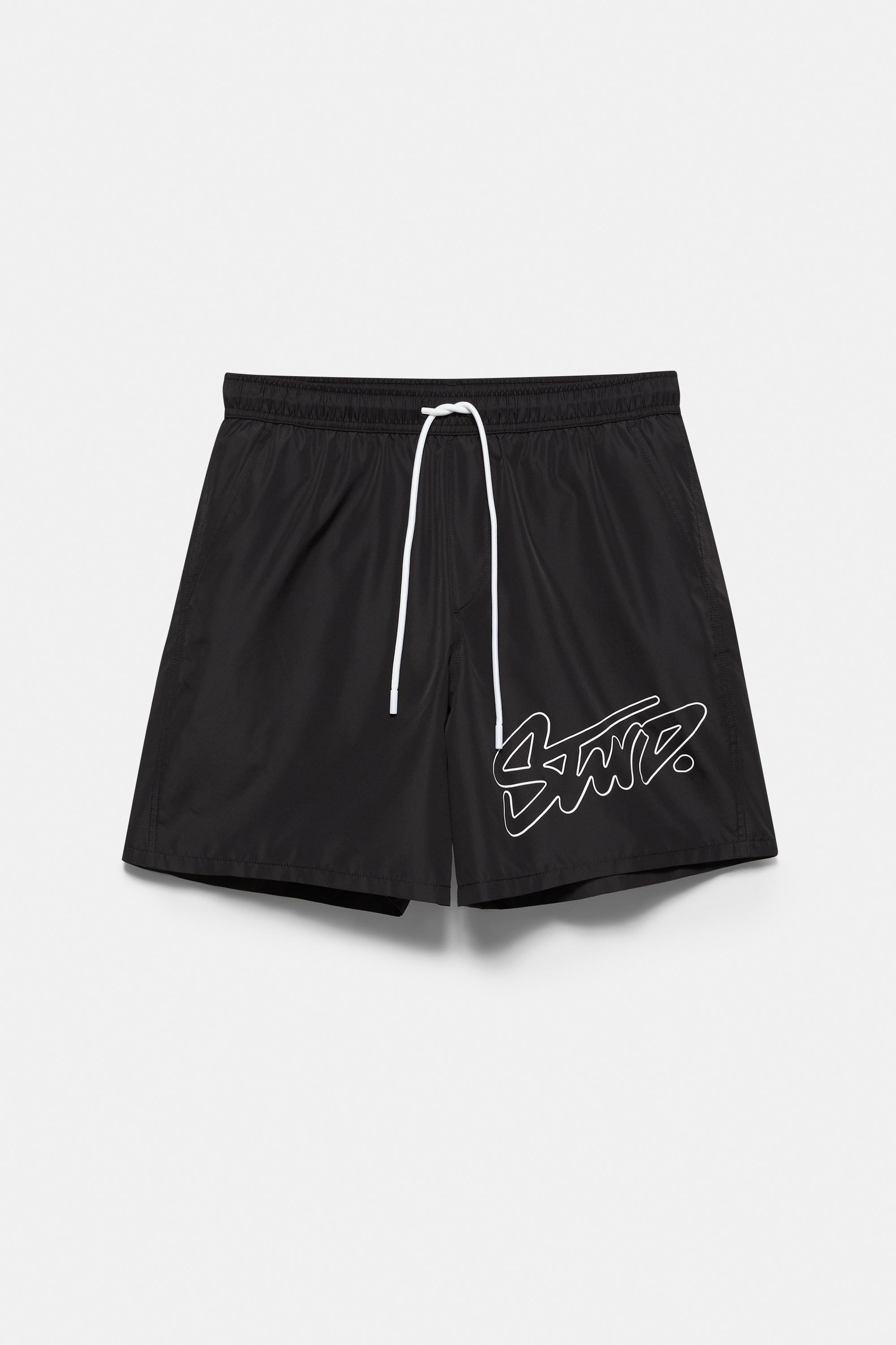 STWD board shorts — Black