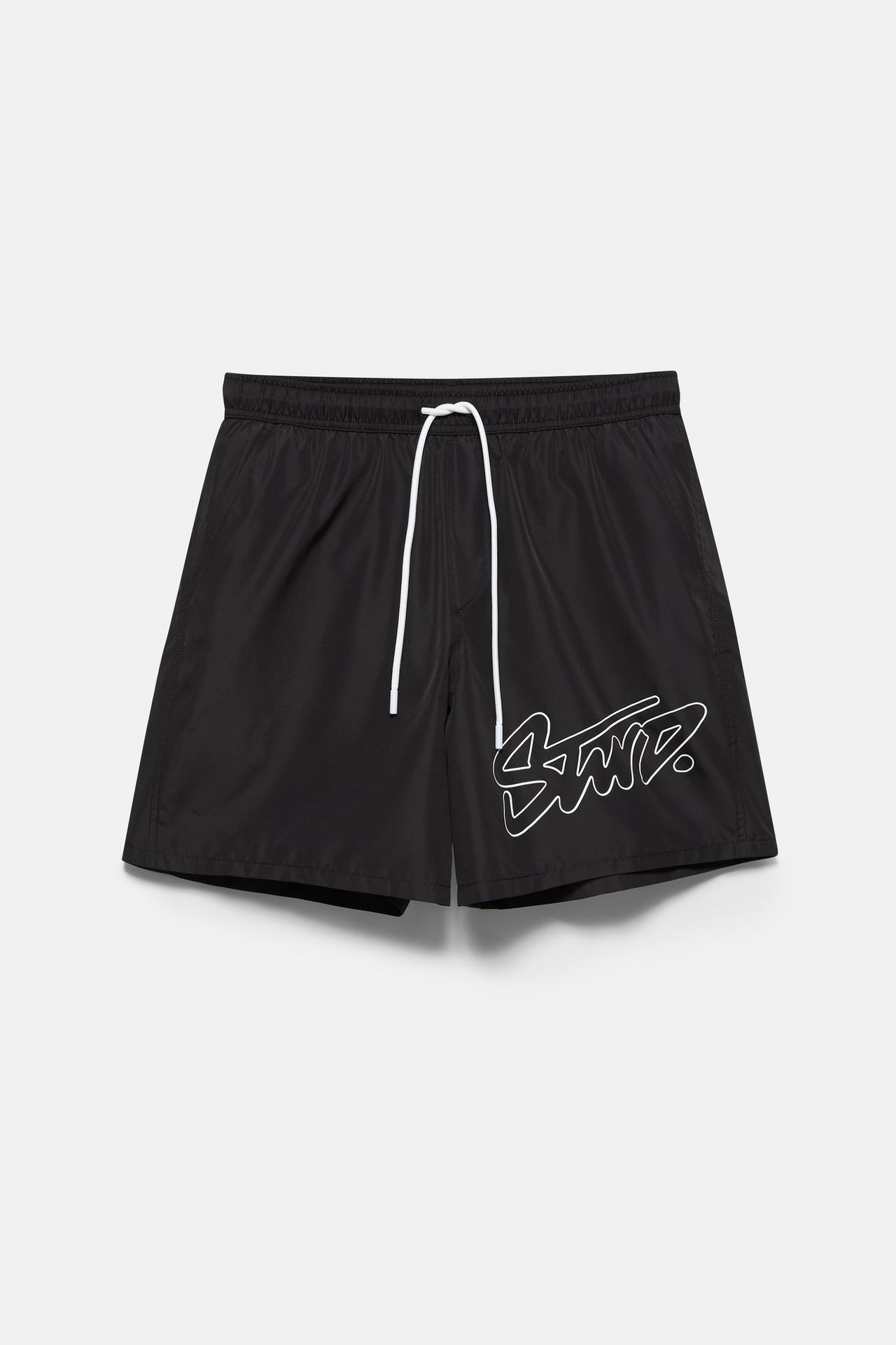 STWD board shorts — Black