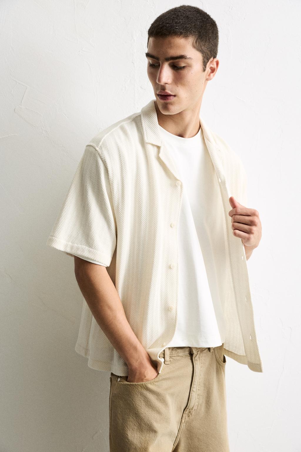 Camicia a maniche corte PULL&BEAR