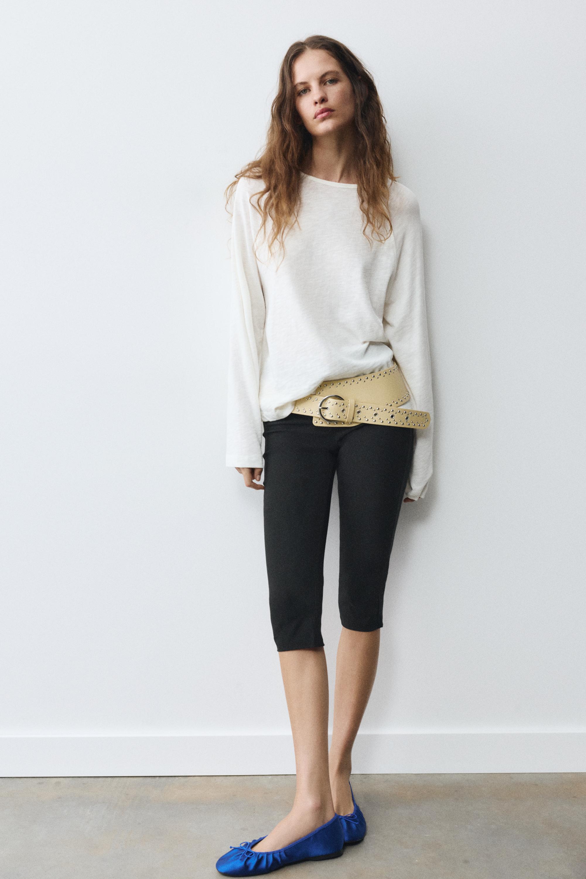 Long sleeve raglan T-shirt — Off white