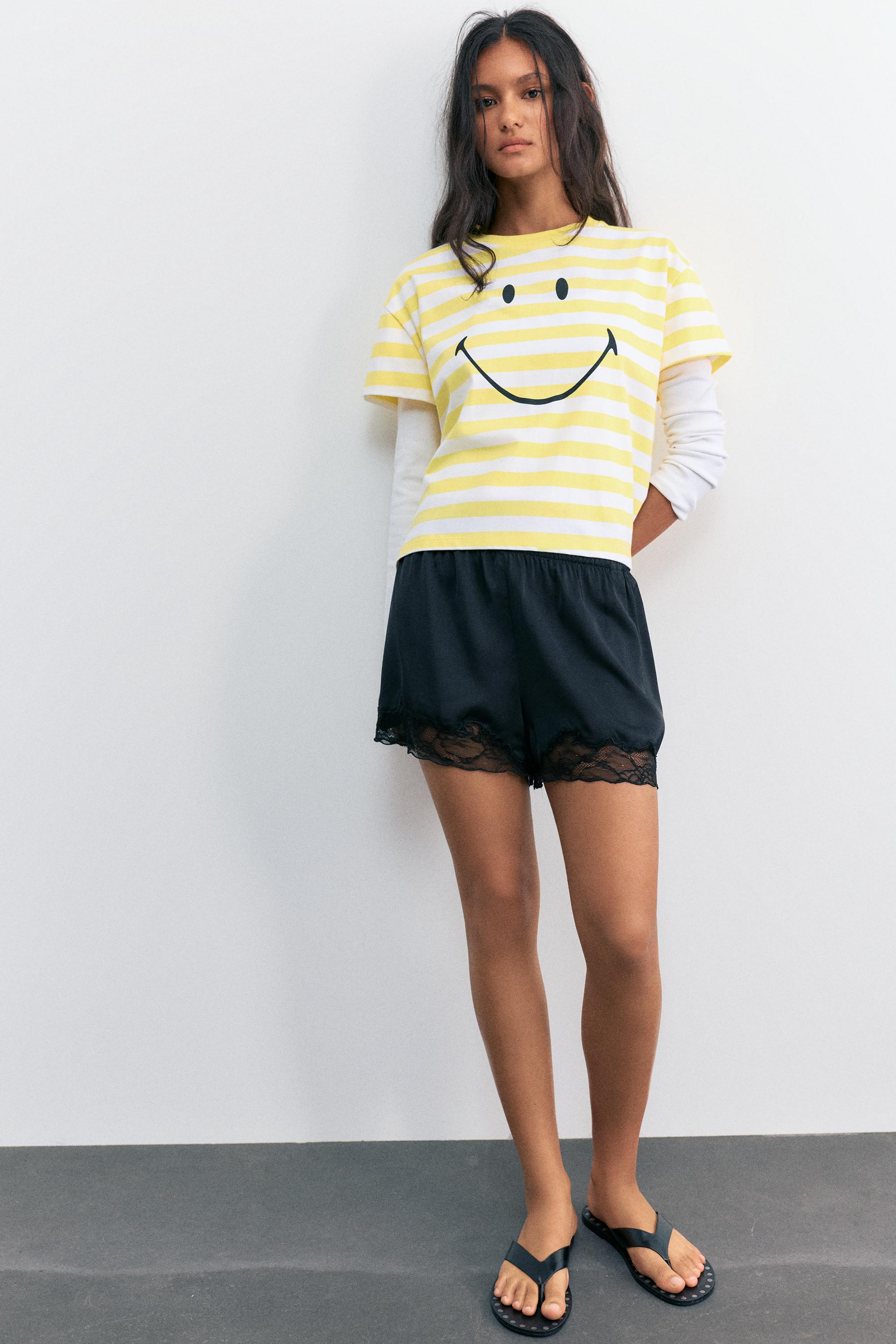 Smiley striped T-shirt — Striped