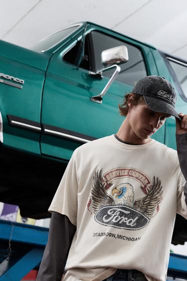 Ford short sleeve T-shirt — Ecru 1