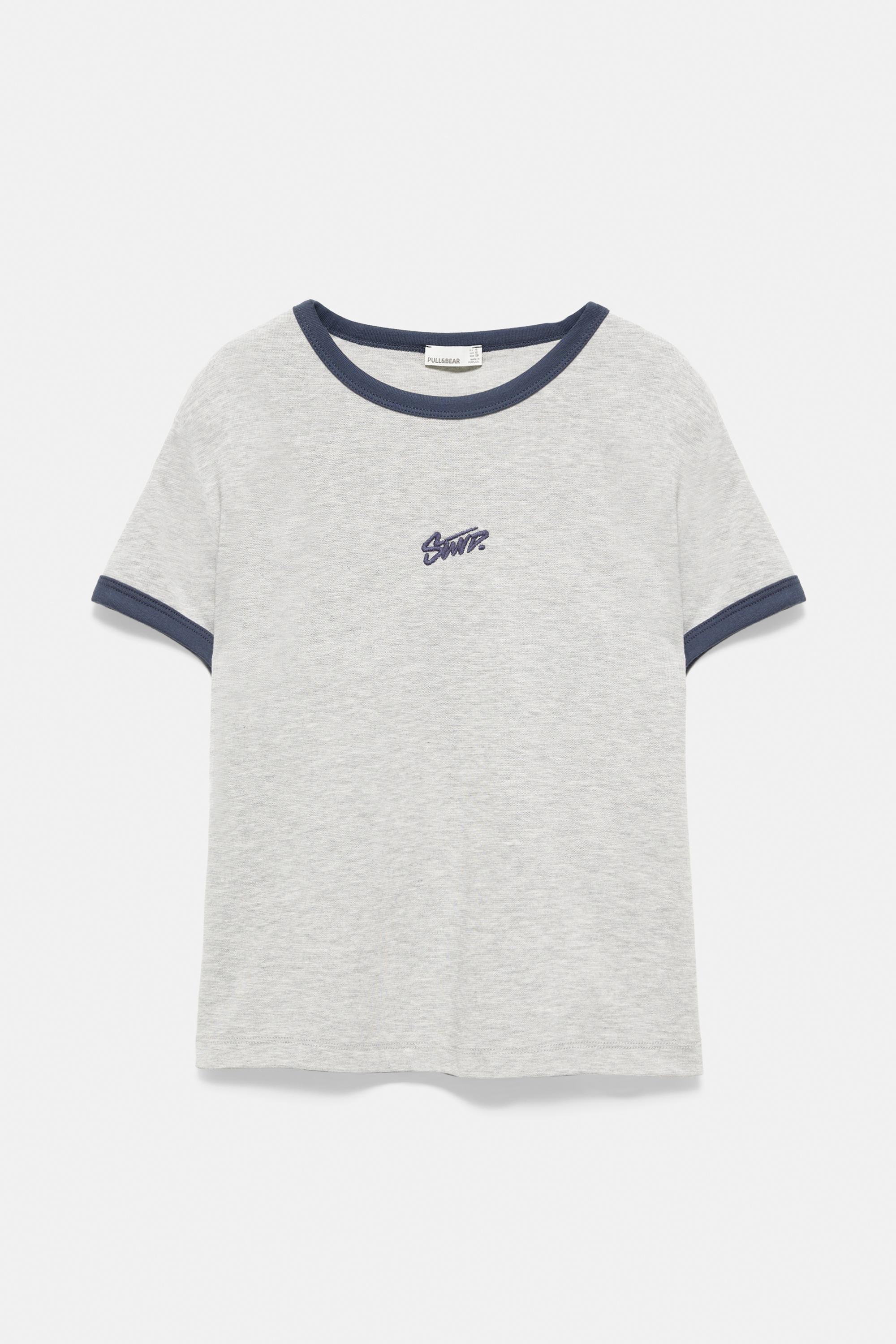 STWD graphic T-shirt — Grey marl