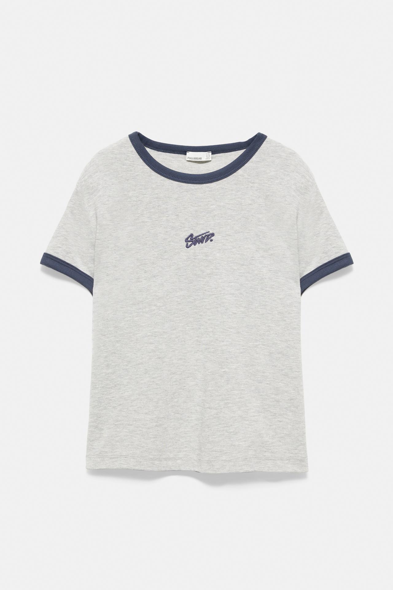 STWD graphic T-shirt — Grey marl