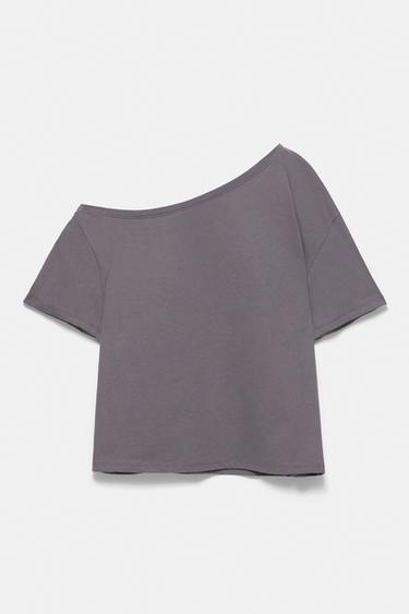 Asymmetric star T-shirt — Grey/Blue 6