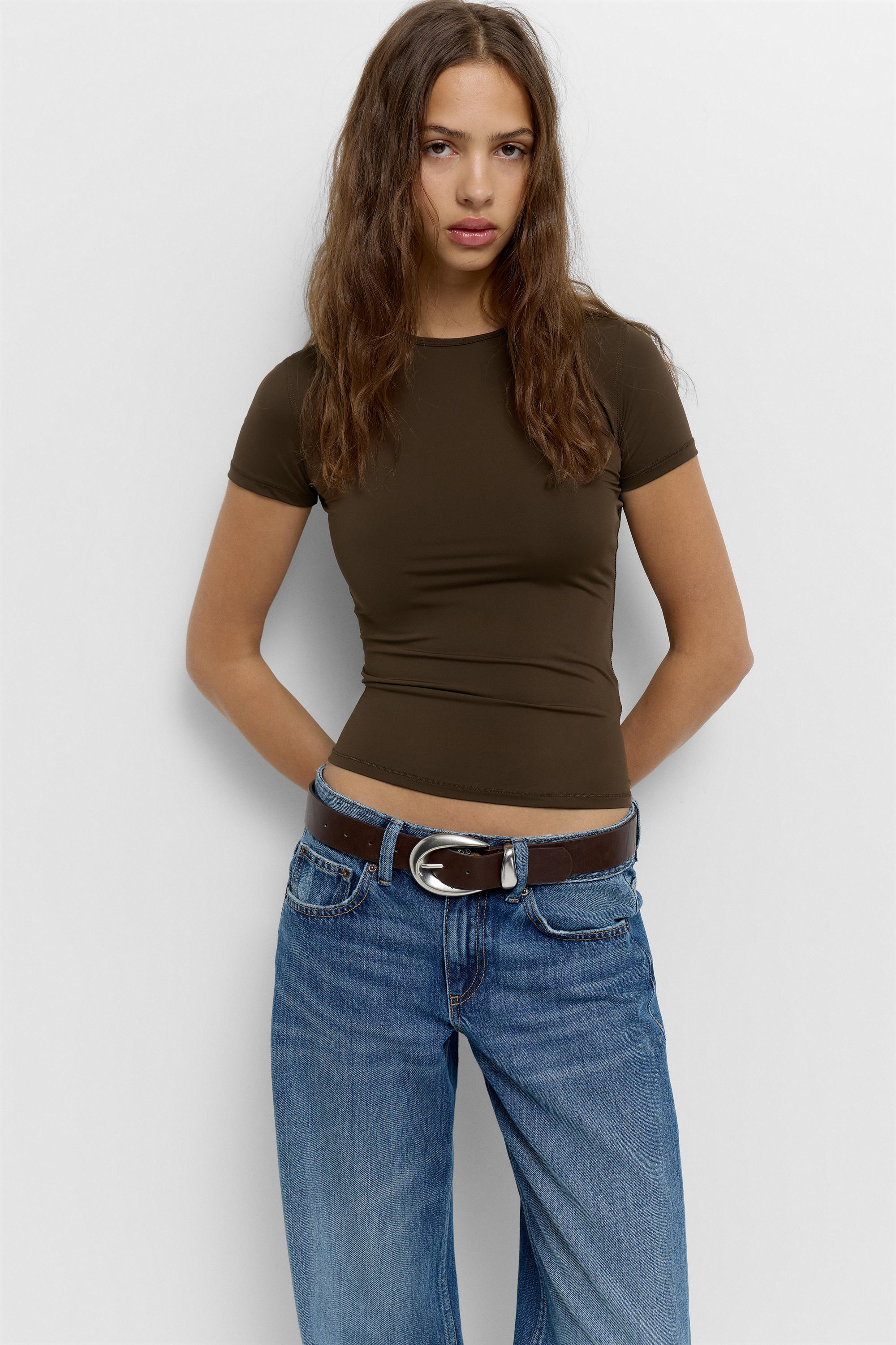 Kısa kollu poliamid tişört - Görsel 74