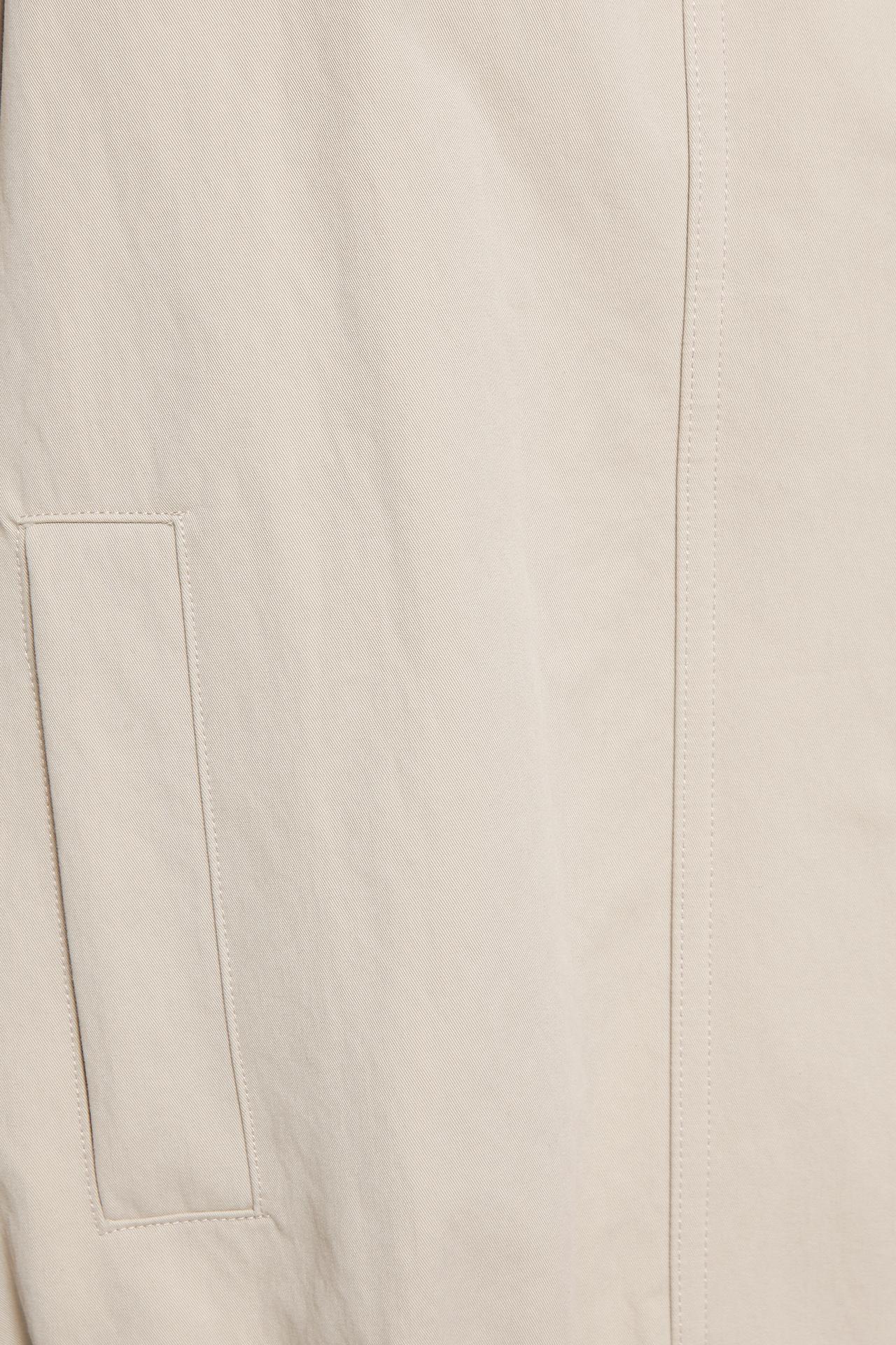Oversize high-neck jacket — Sand
