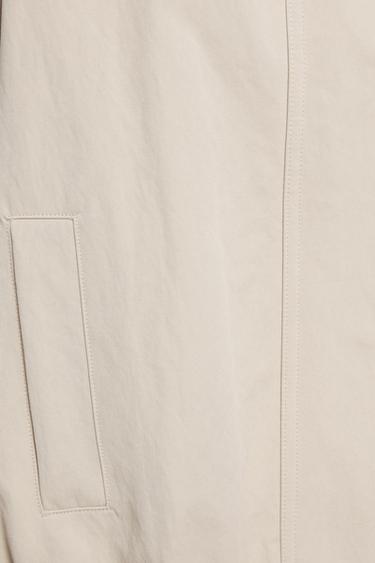 Oversize high-neck jacket — Sand 8