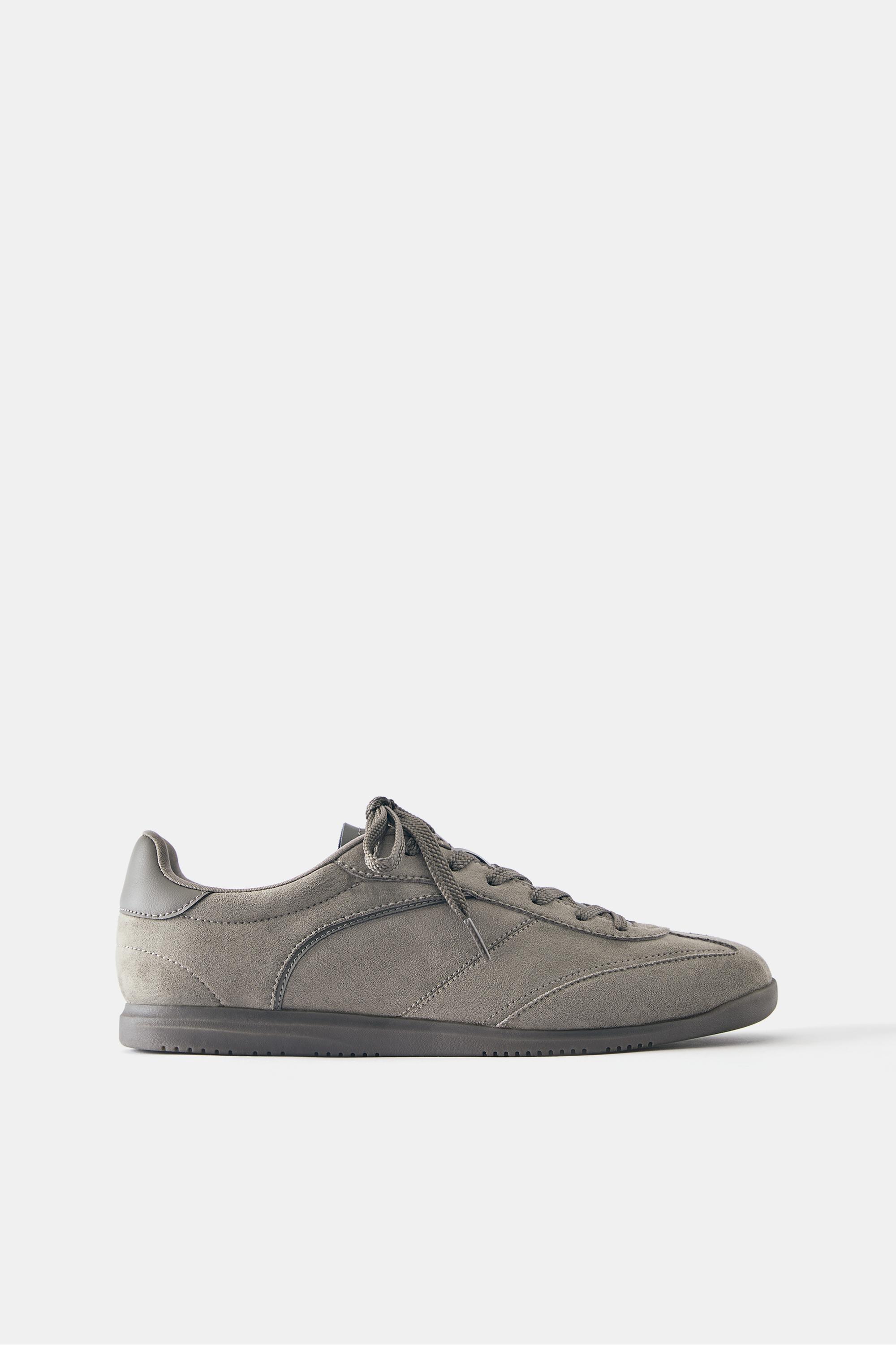 Slim trainers — Taupe