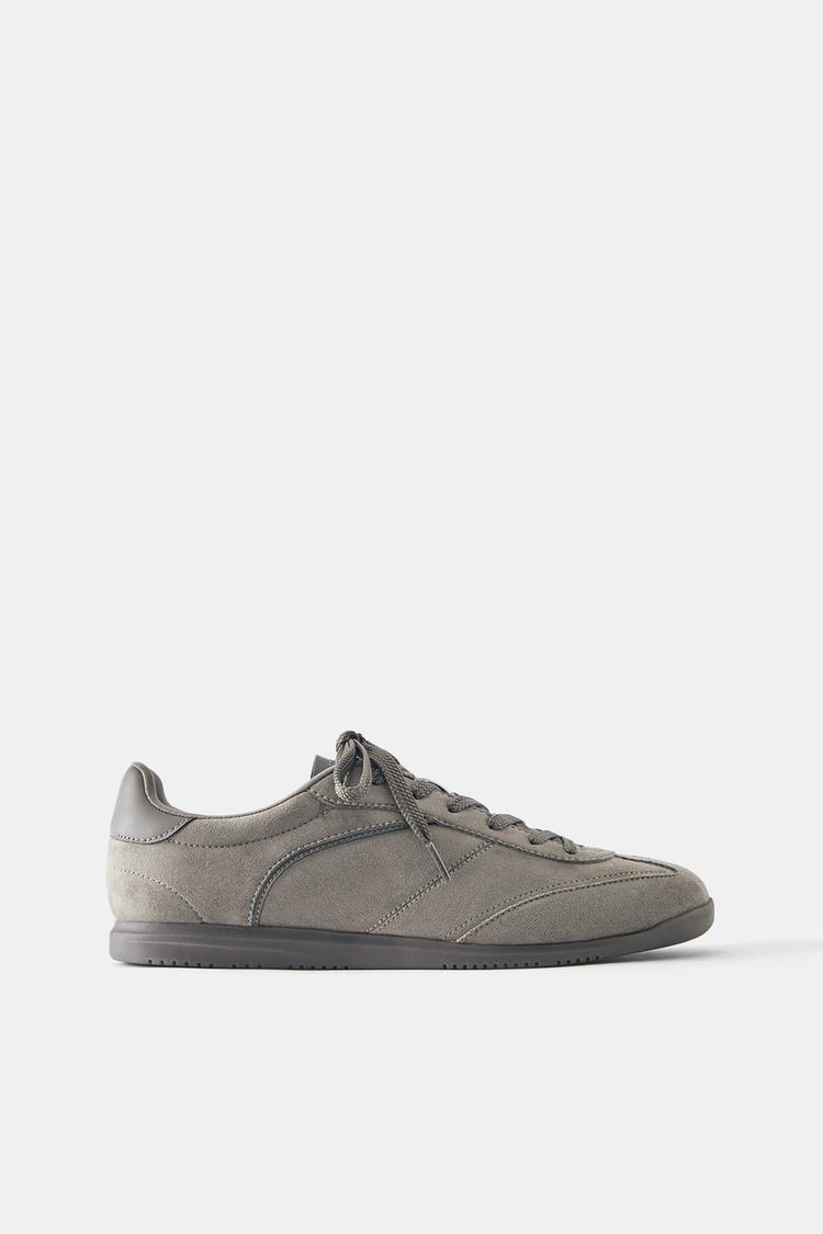 Slim fit trainers — Taupe