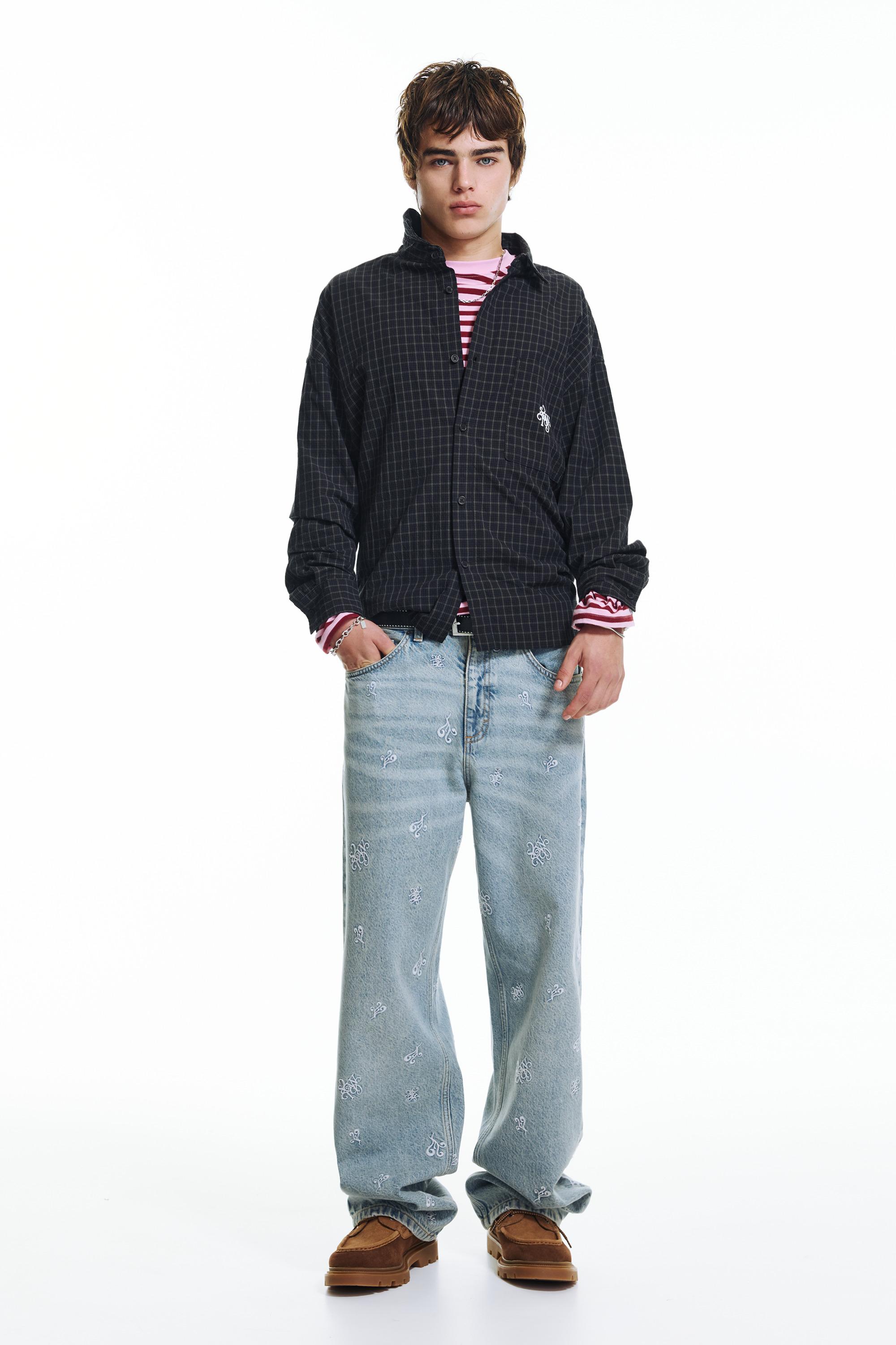 STWD Nakışlı Baggy Jean - Görsel 27