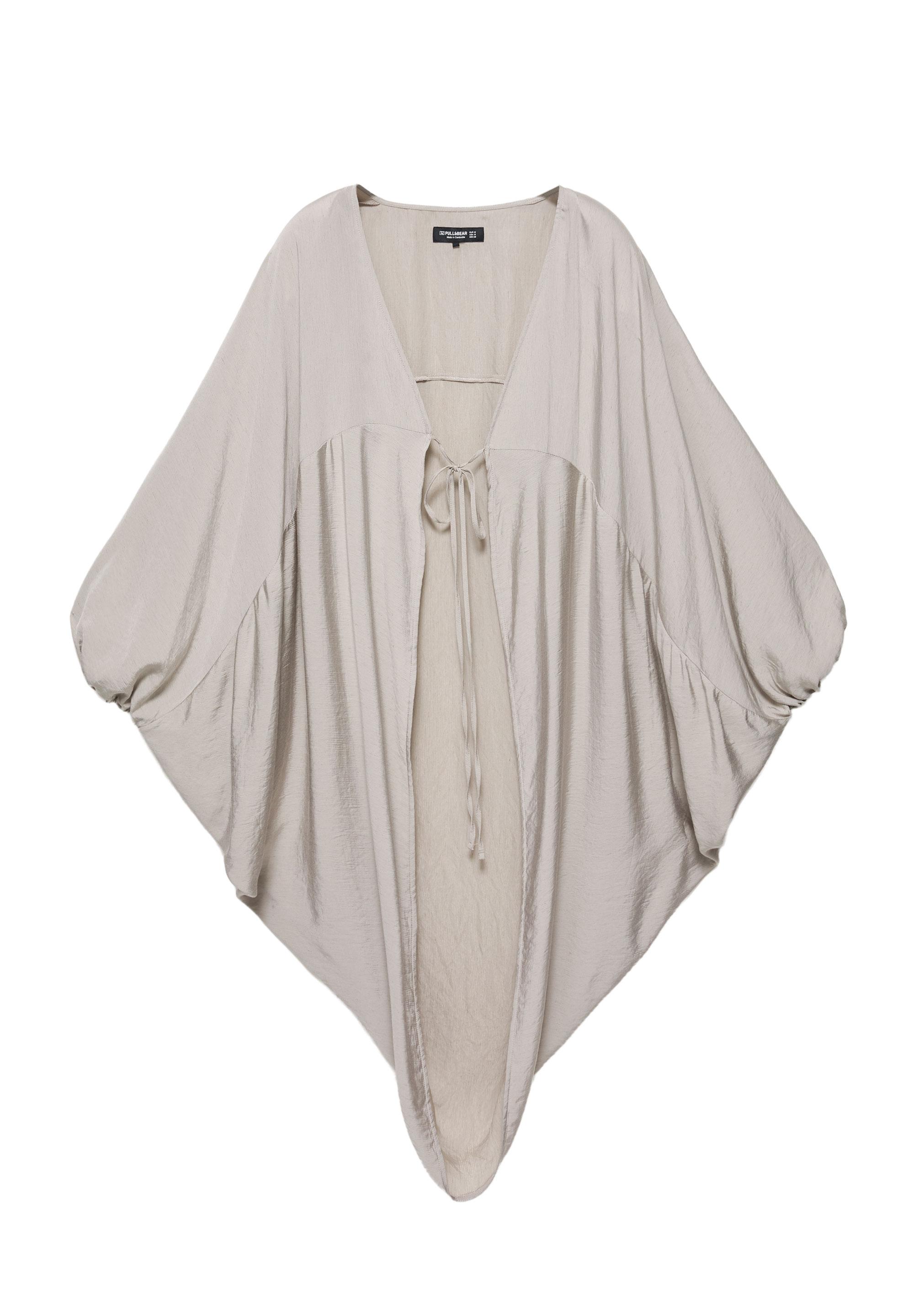 Kimono tunic — Pearl grey