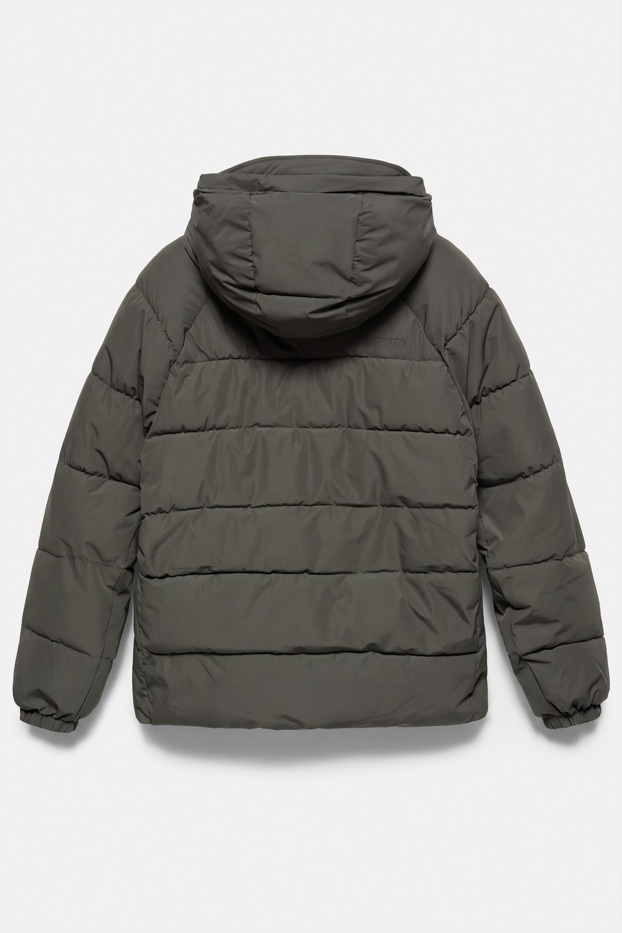 STWD hooded padded jacket — Anthracite grey