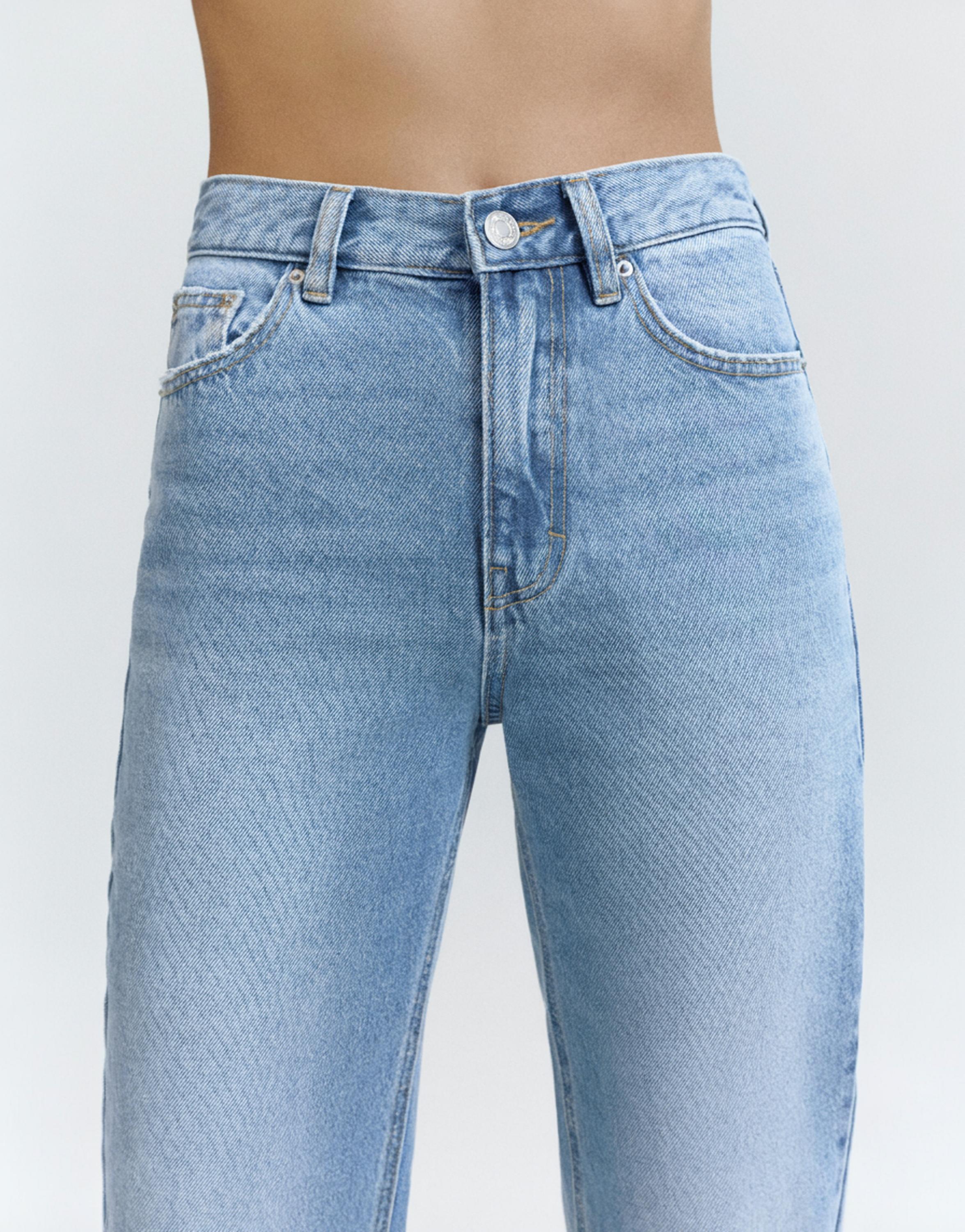 Mom fit yüksek bel jean - Görsel 69