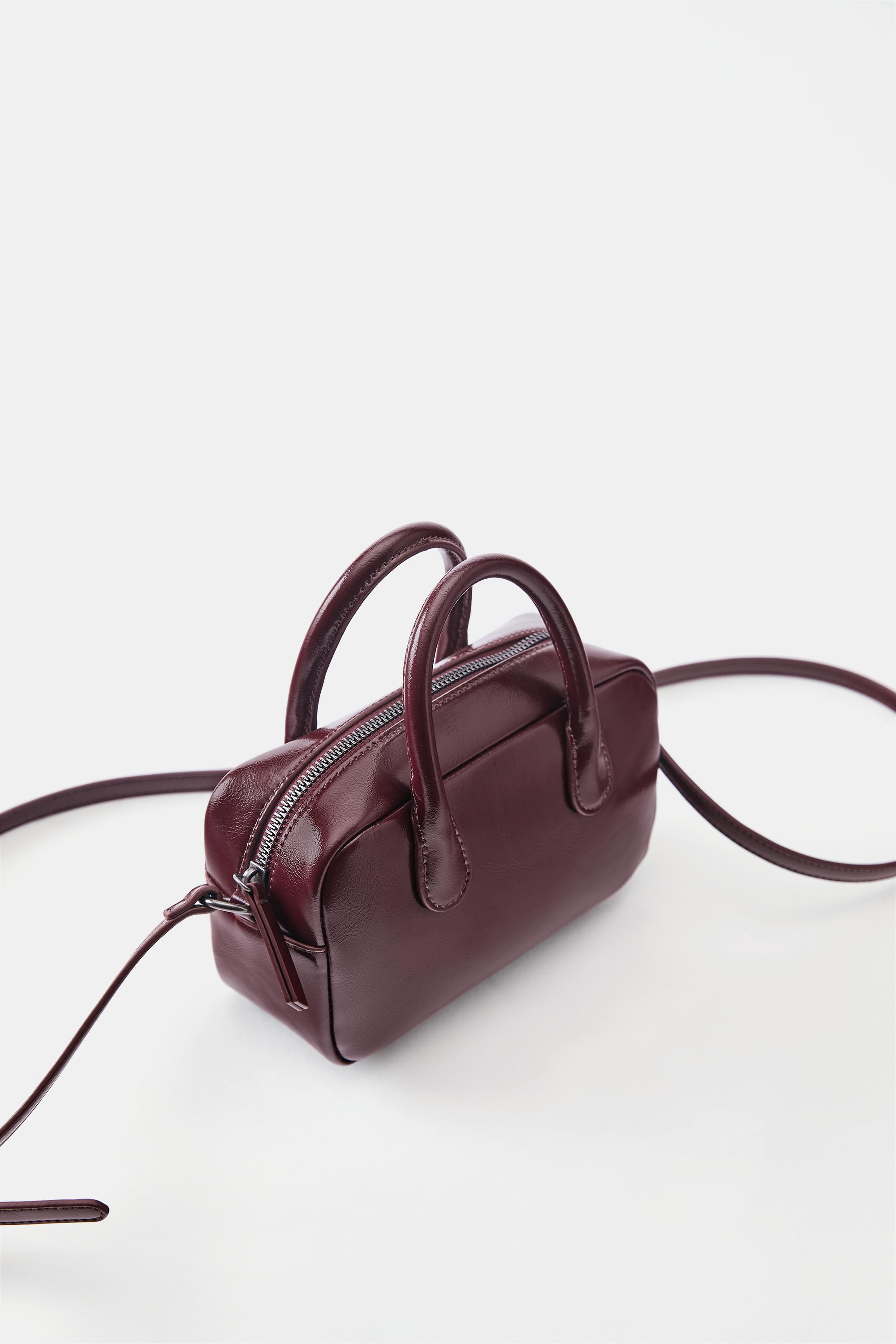 Mini crossbody bag — Burgundy