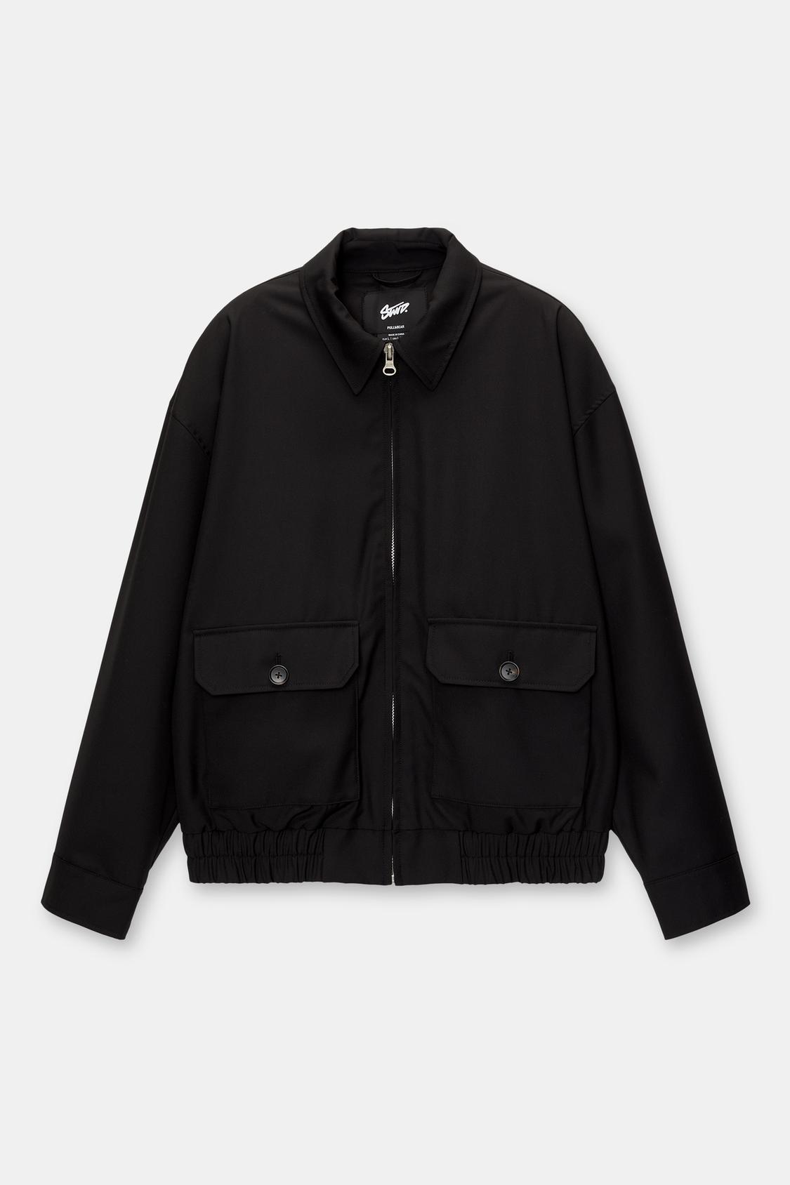 Bomber jacket with flap pockets - pull&bear 