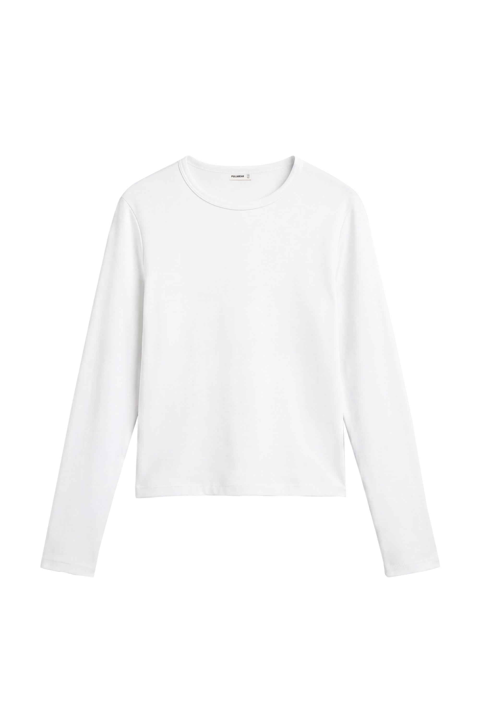 Camiseta ajustada manga larga