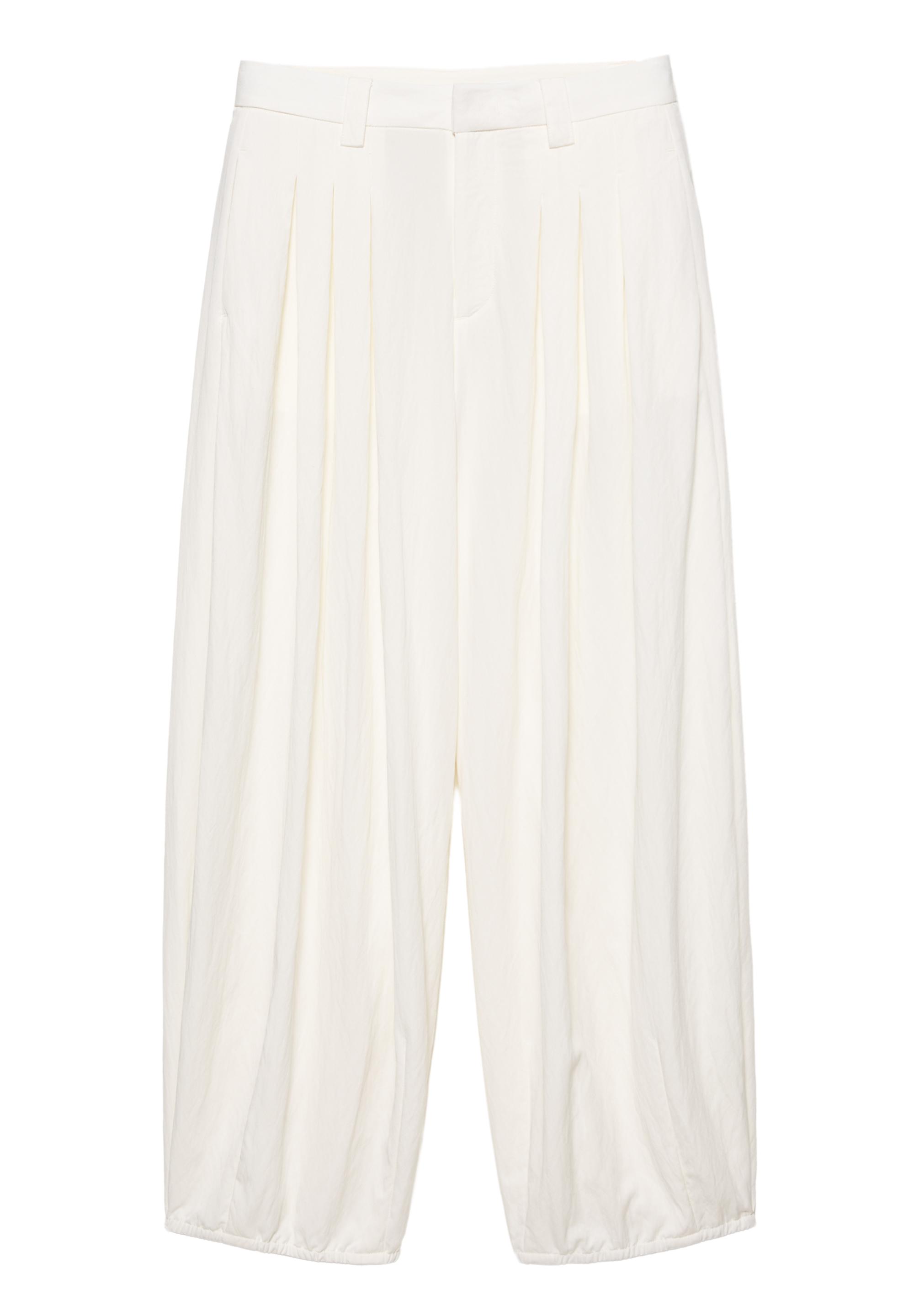 Pensi detaylı şalvar pantolon - Görsel 6