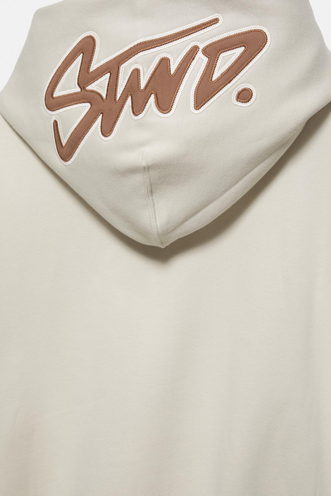 STWD hood sweatshirt — Ash