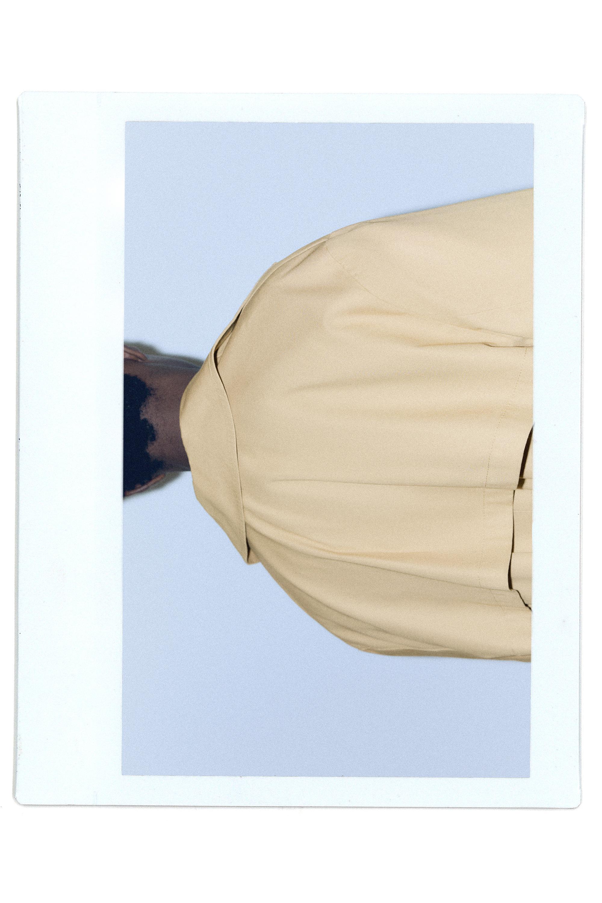 Long belted trench coat — Sand