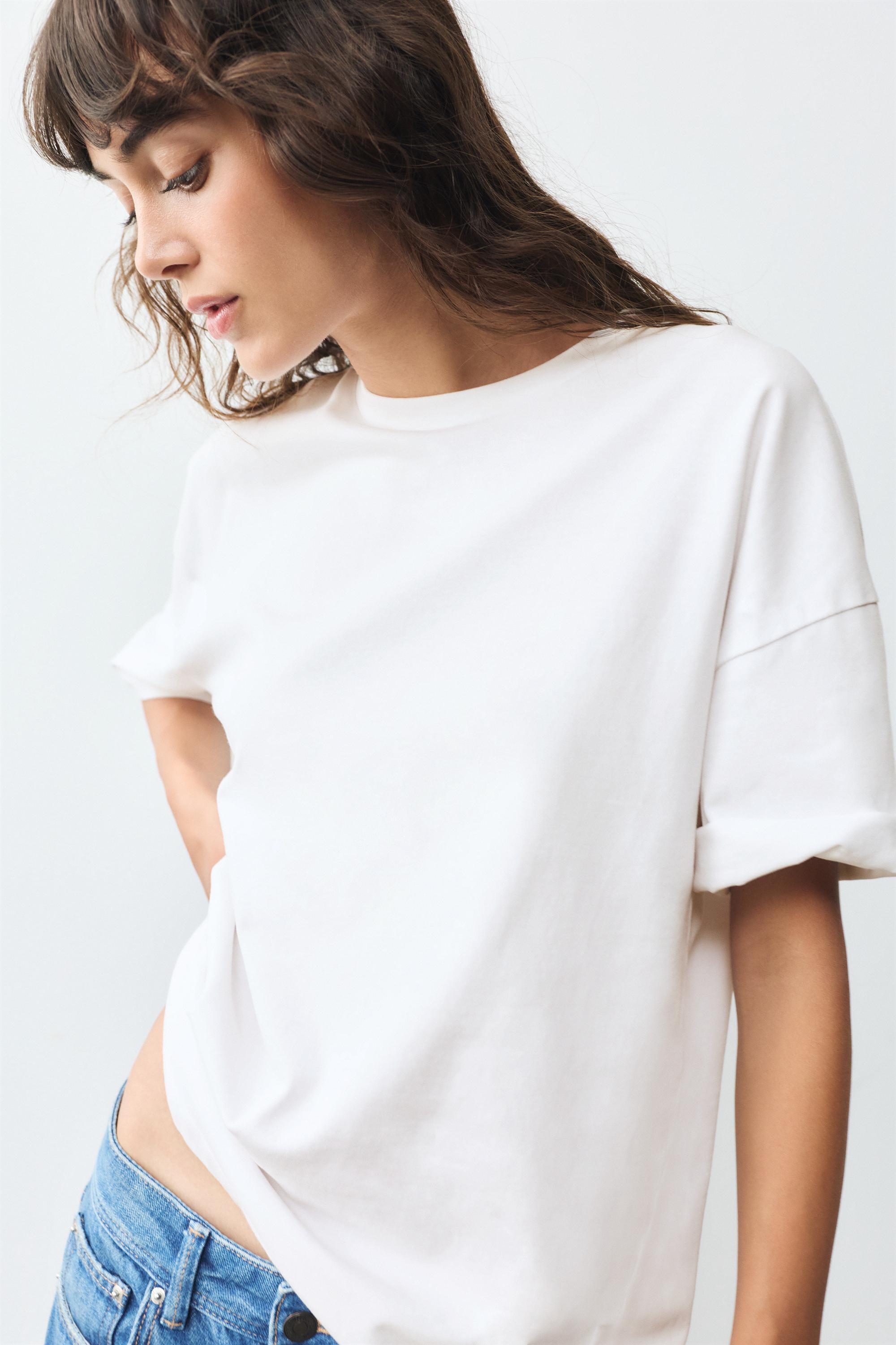 Oversize short sleeve T-shirt — White