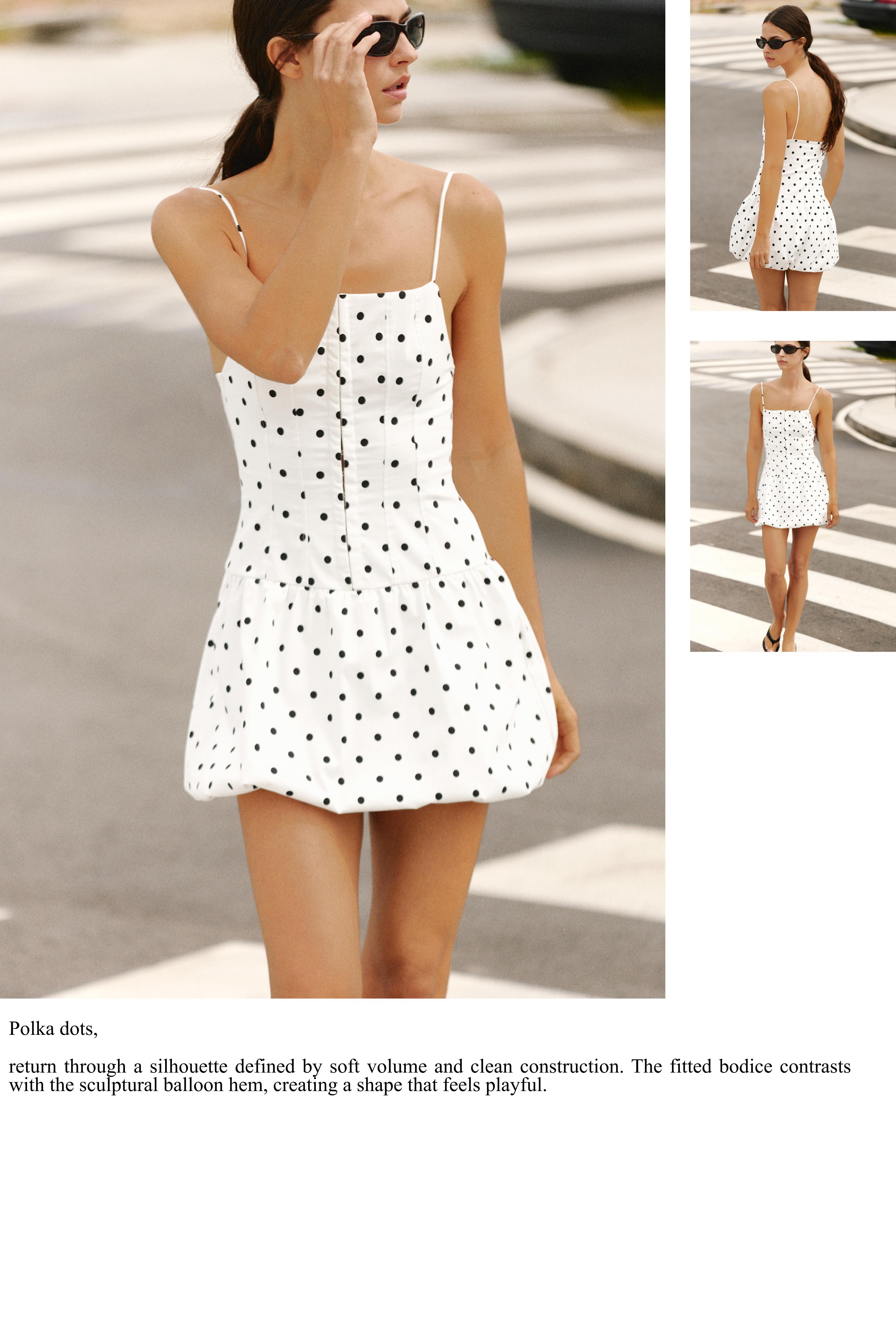 Short corsetry-inspired strappy dress — Print 1