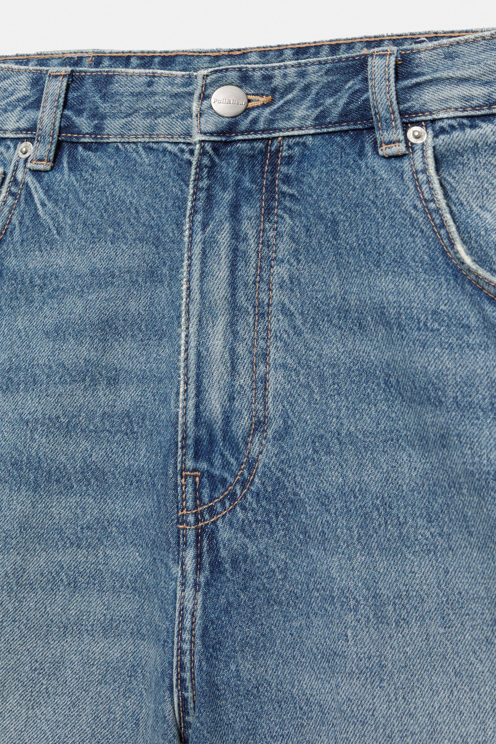 Denim Bermuda shorts — Medium blue