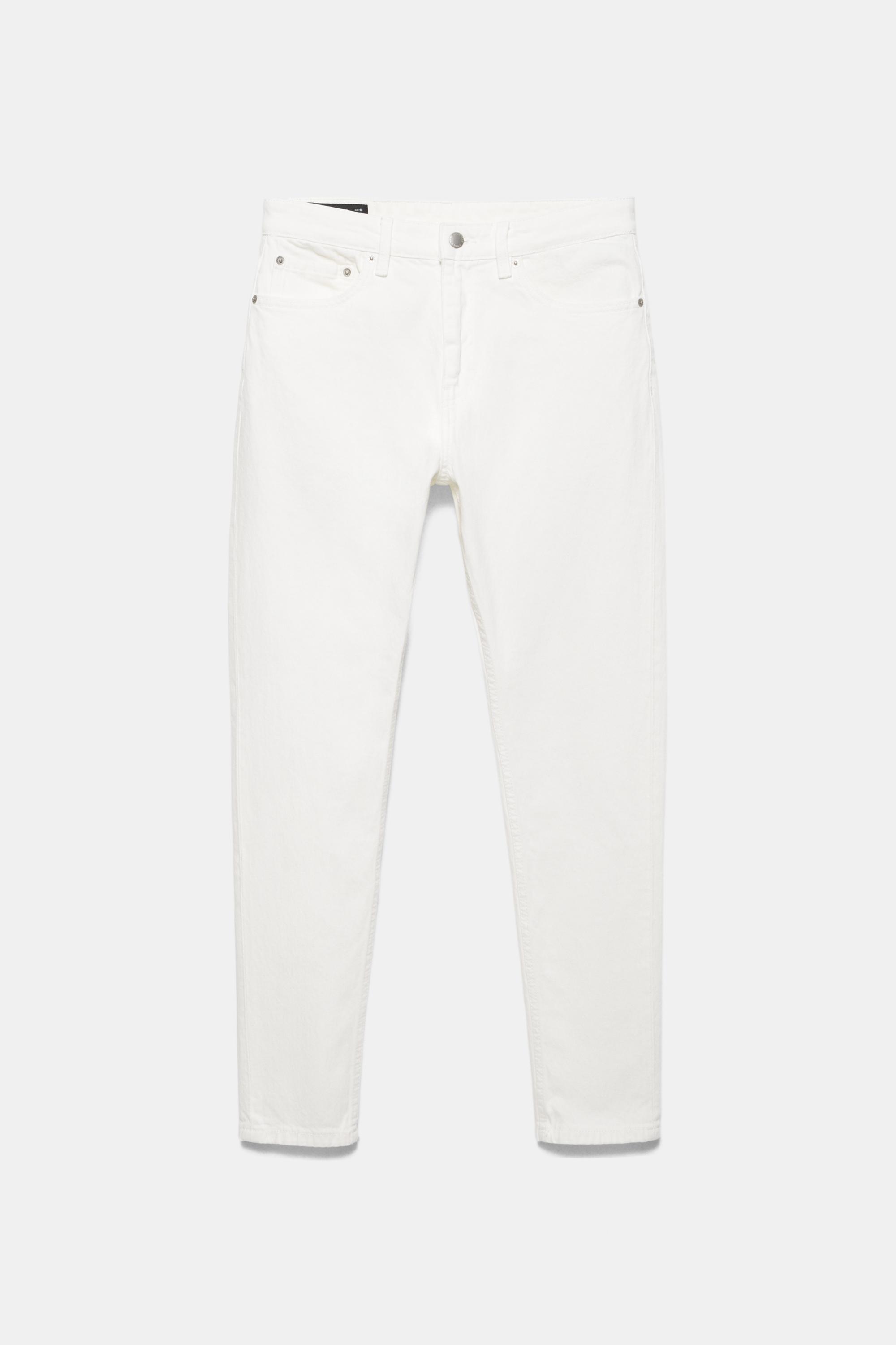 Slim fit jeans — Off white