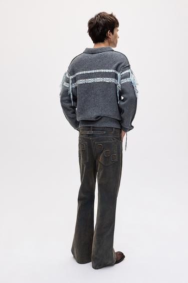 Oscar Ouyang wool polo shirt — Grey 2