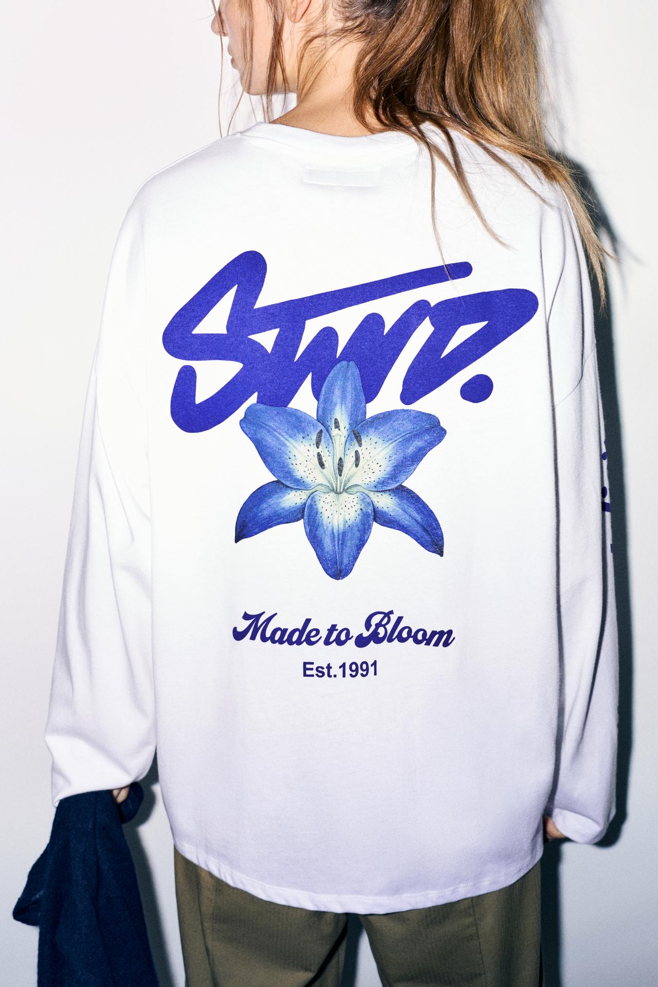 STWD flower graphic T-shirt — White