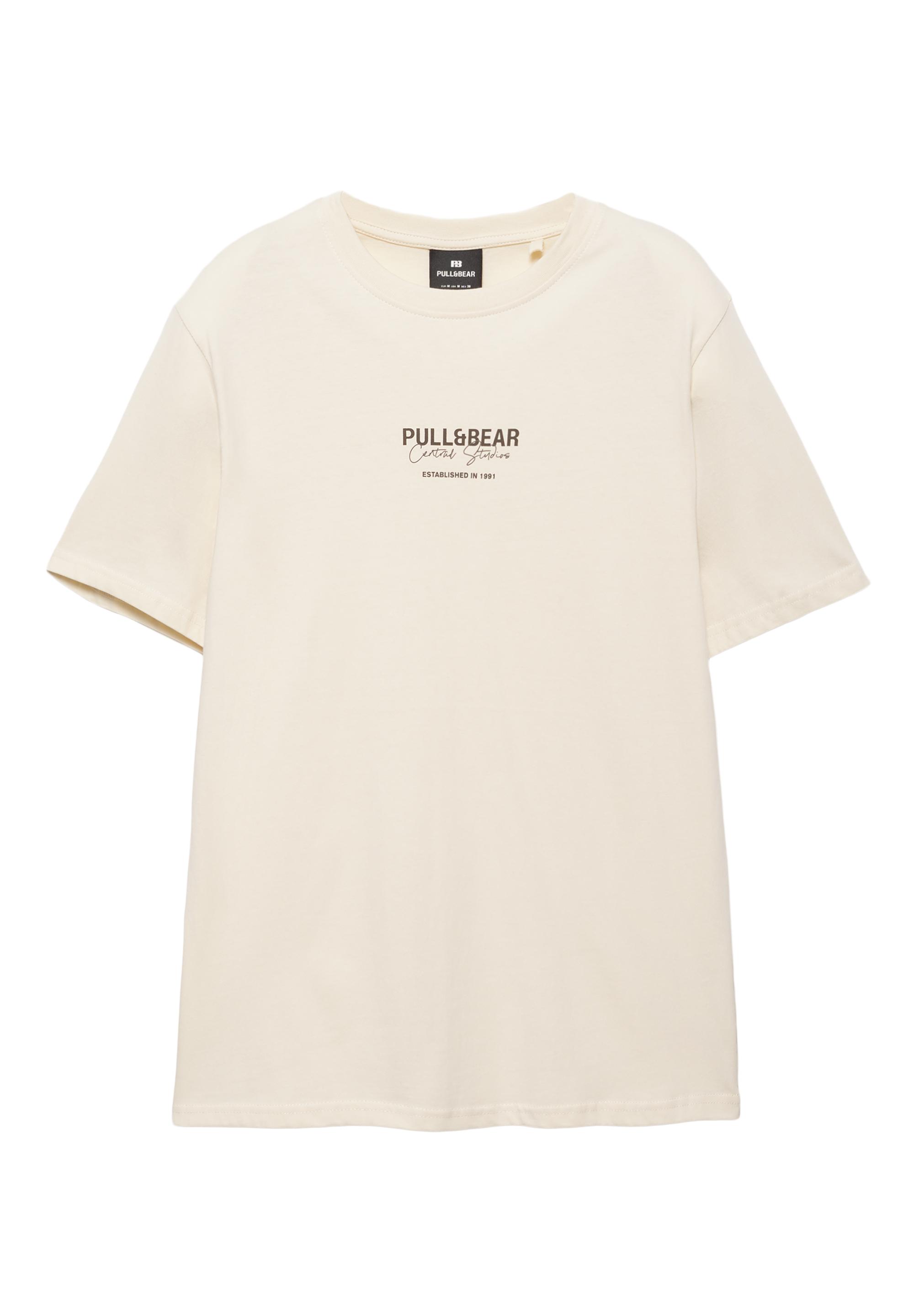 Embroidered logo T-shirt — Off white