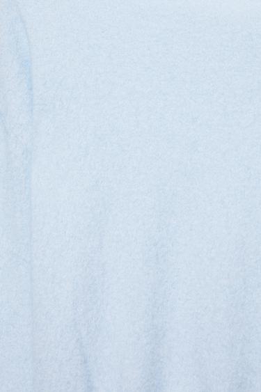 Soft-touch boat neck jumper — Pale sky blue 7