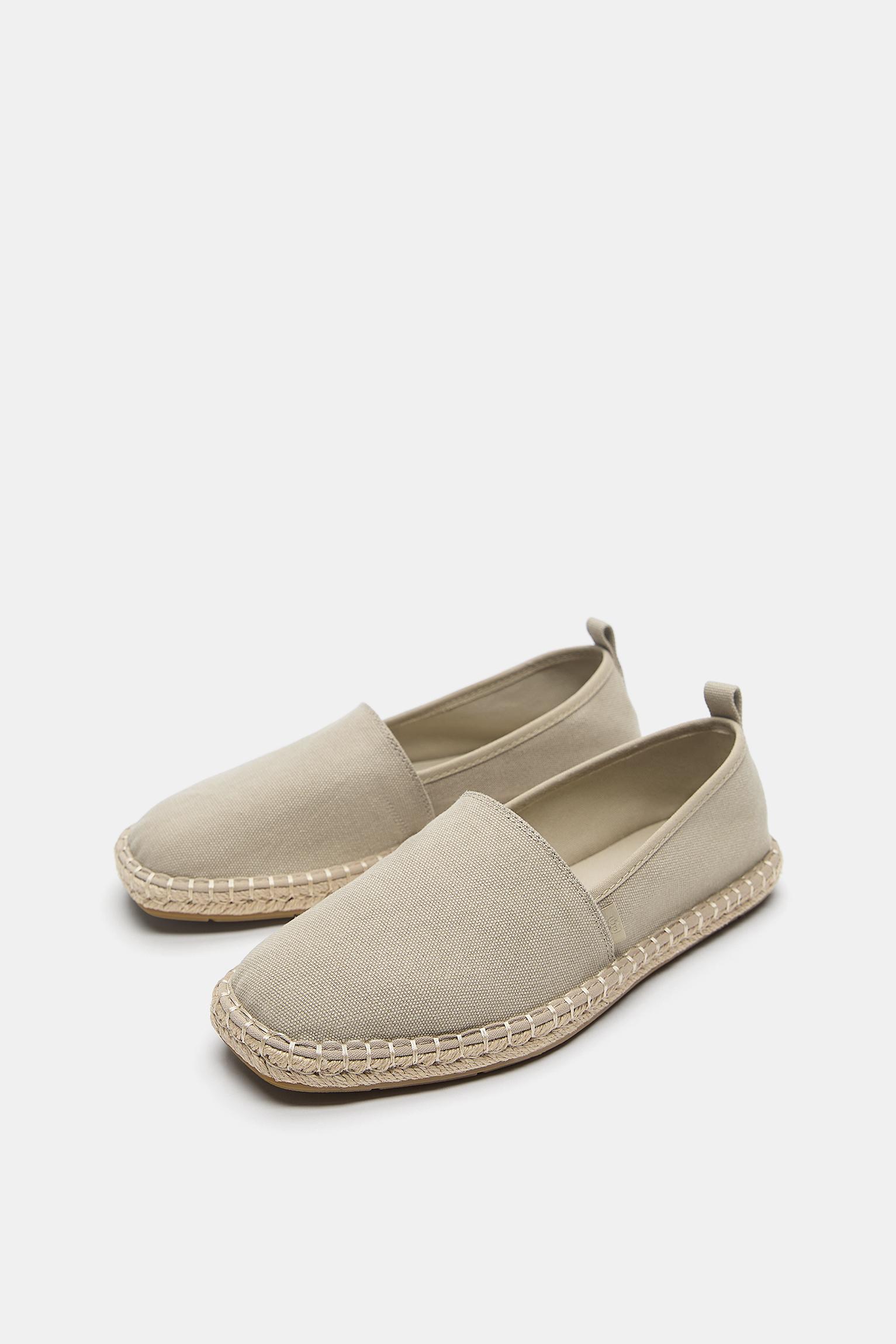 Jute espadrilles — Ecru