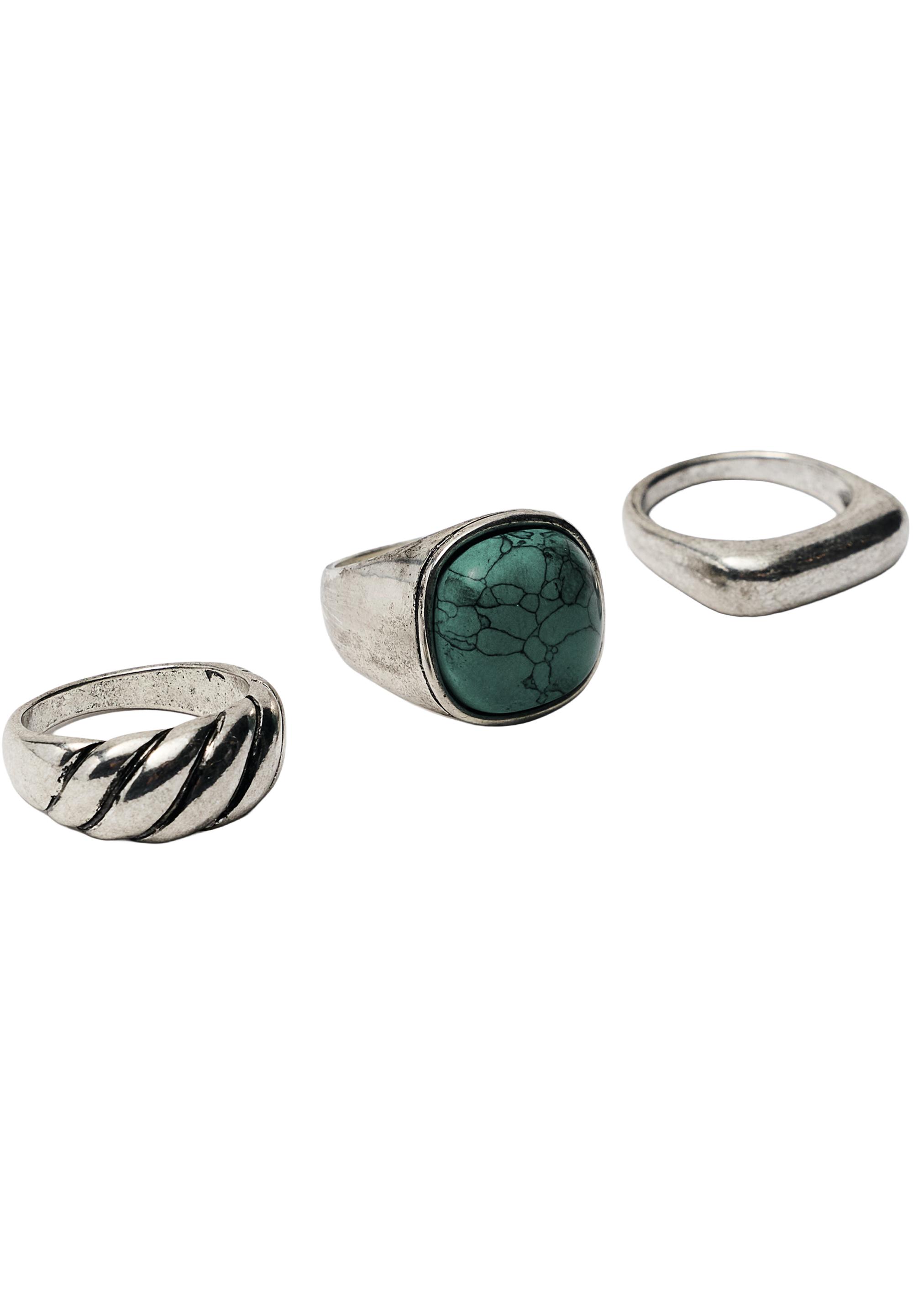 3-pack of stone rings — Others