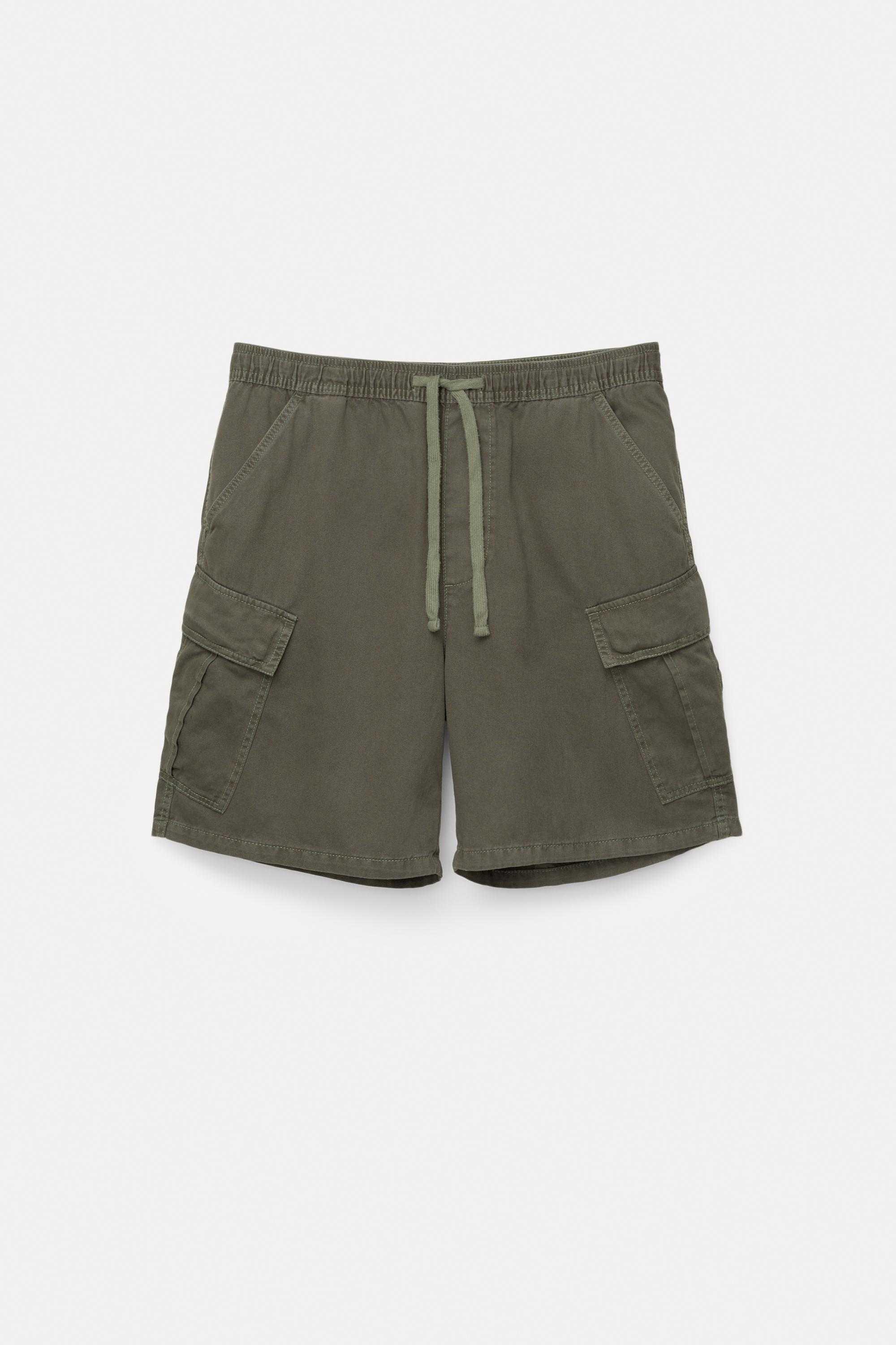 Cargo Bermuda shorts — Dark green