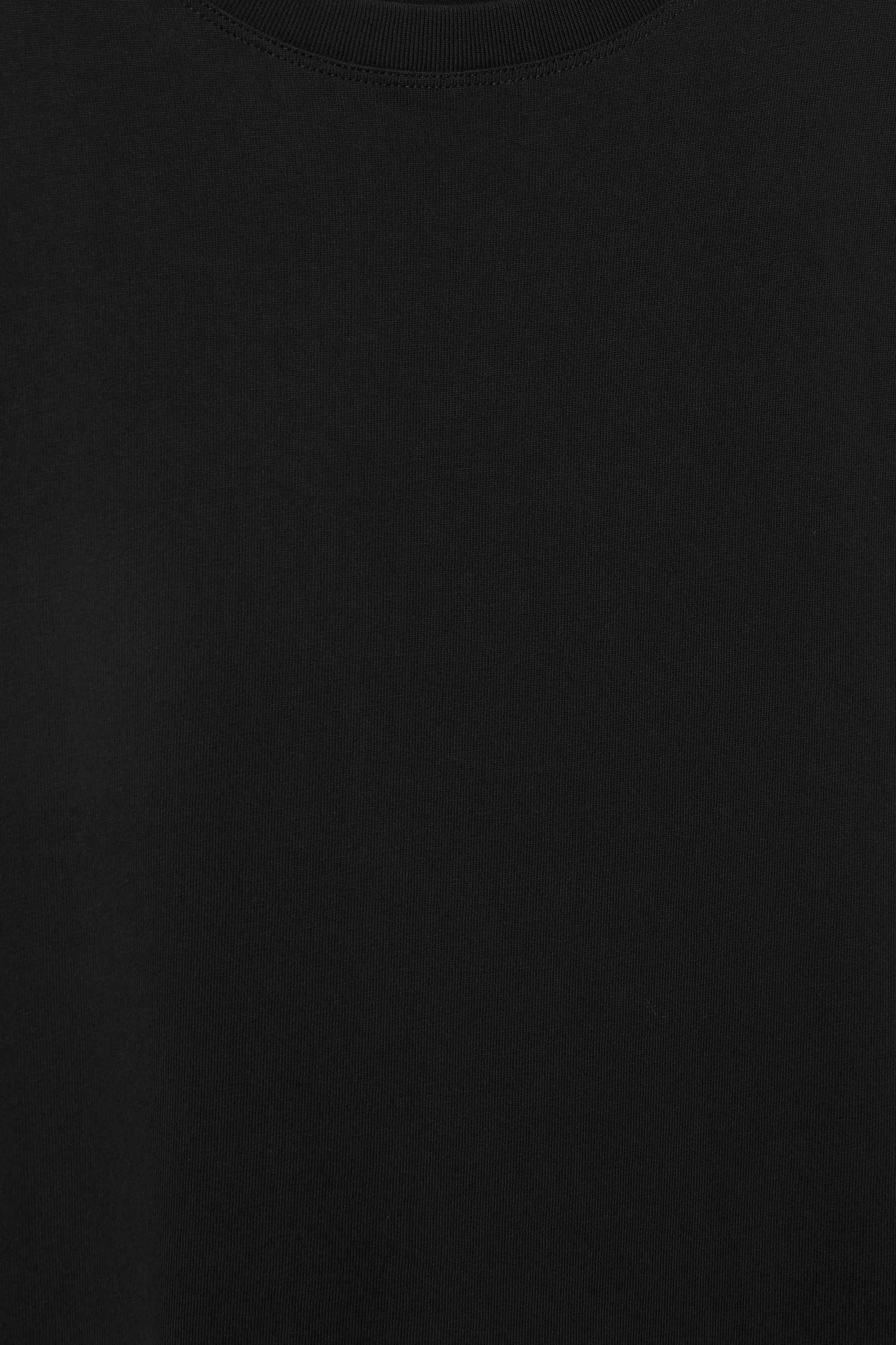 Short sleeve T-shirt 100% cotton — Black