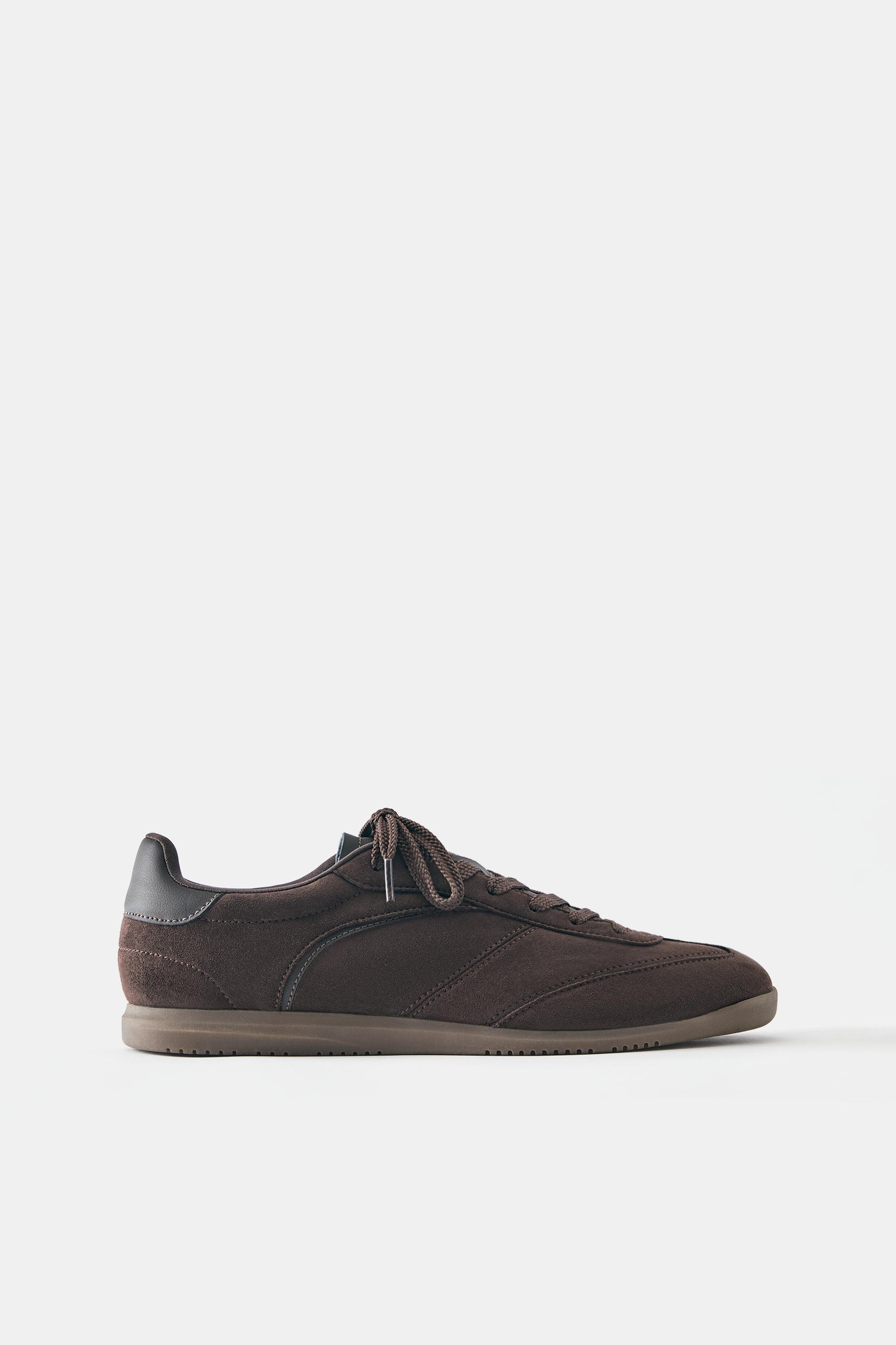 Slim trainers — Brown