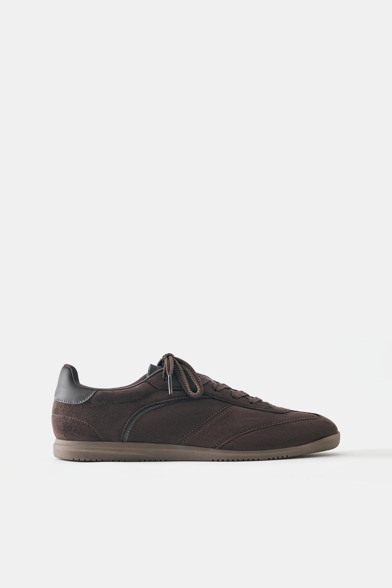 Slim fit trainers — Brown