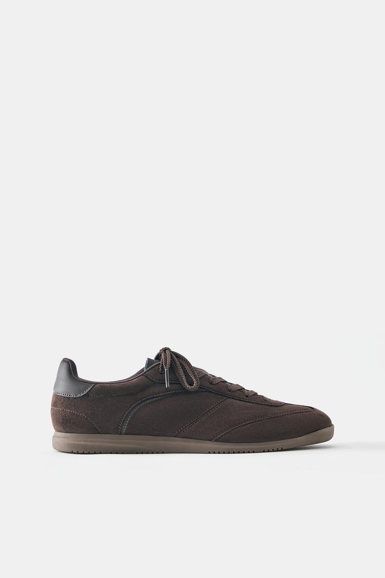 Slim fit trainers — Brown