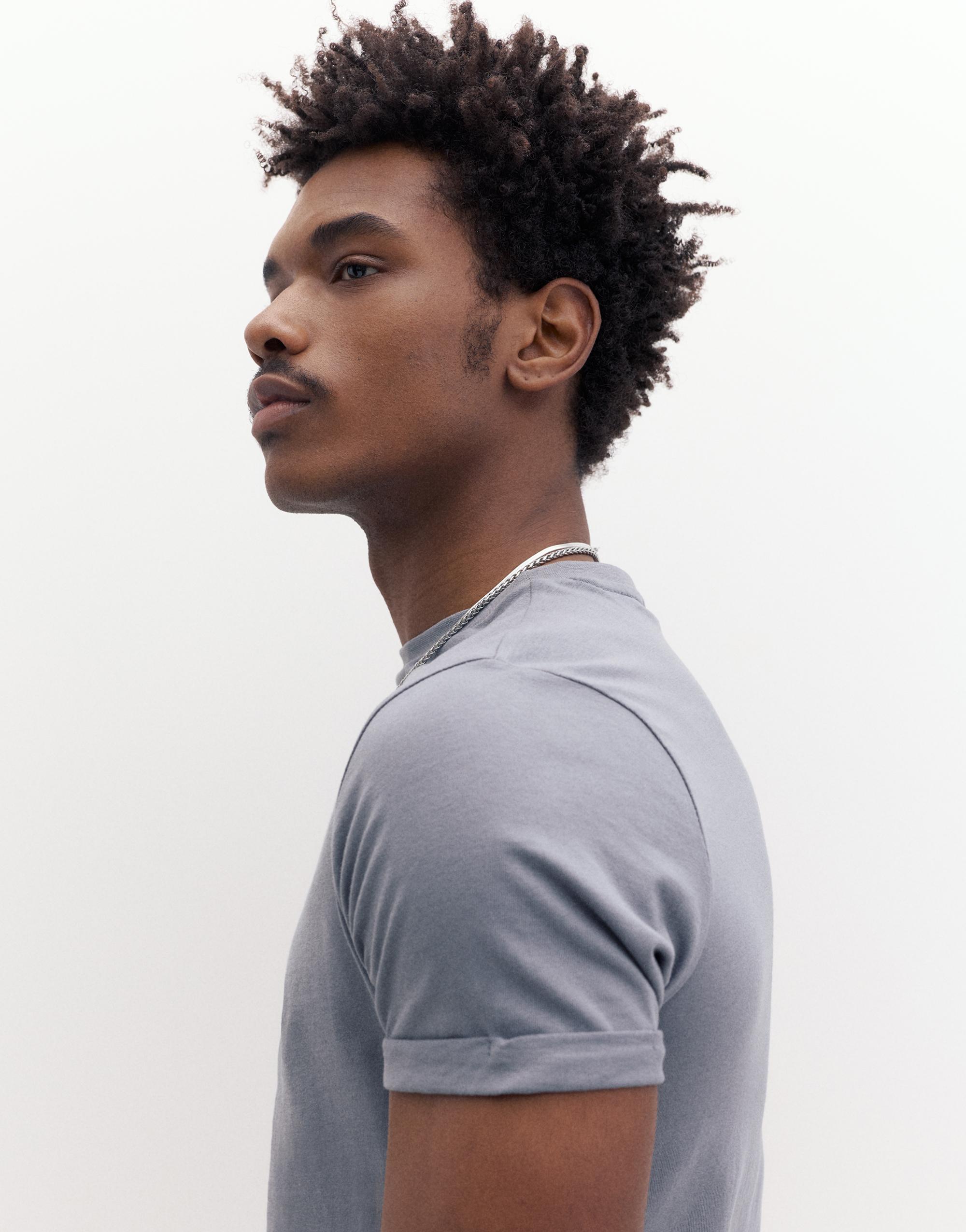 Muscle fit T-shirt — Blue