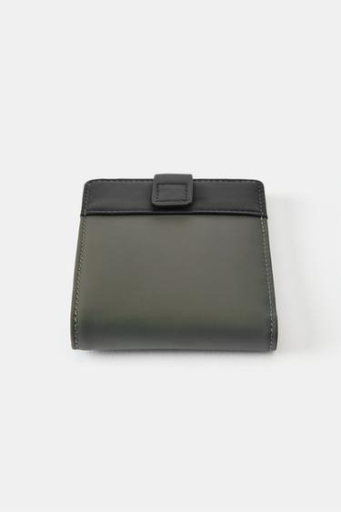 Rubberised wallet — Khaki 2