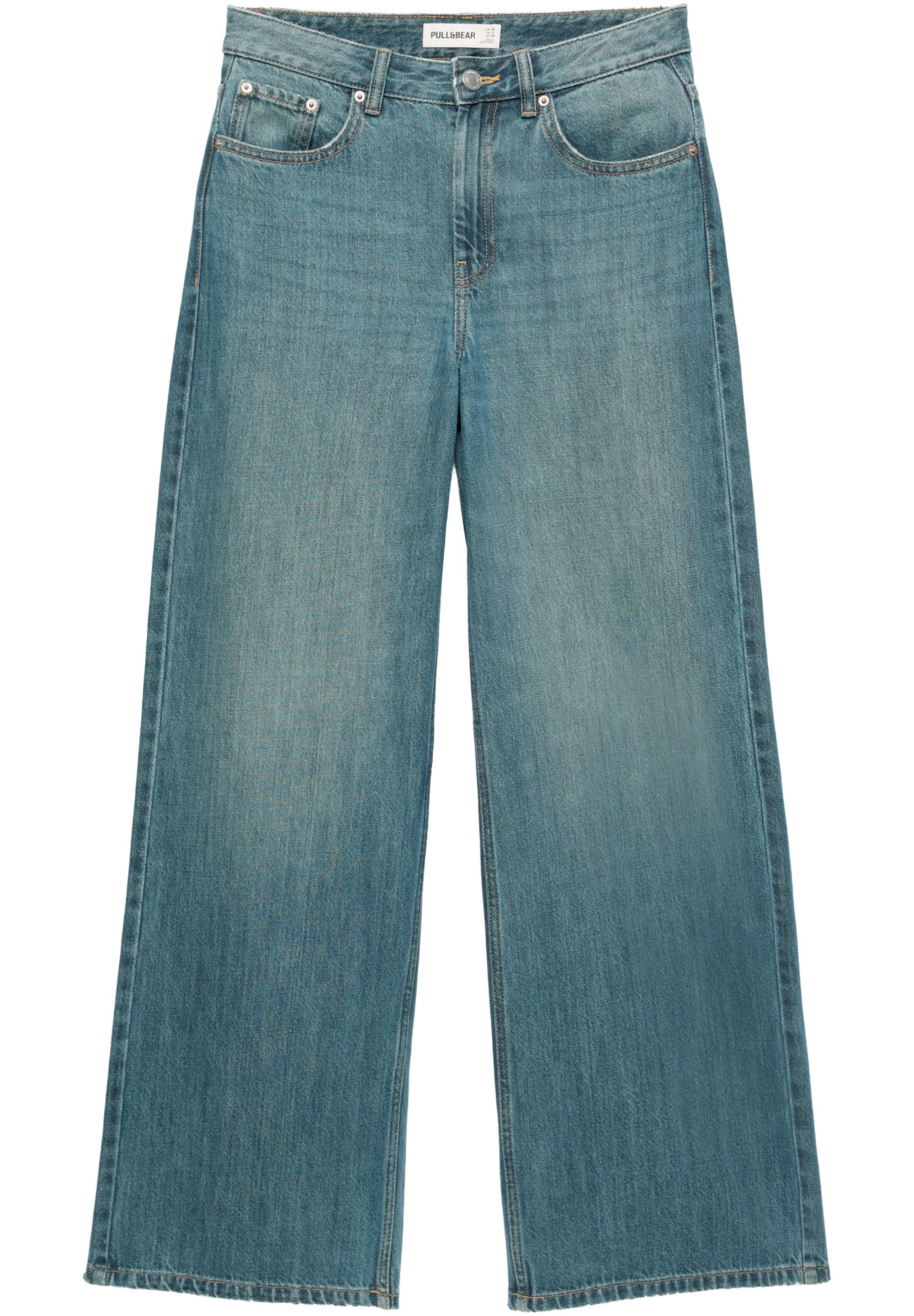 Oversize baggy jeans — Green blue