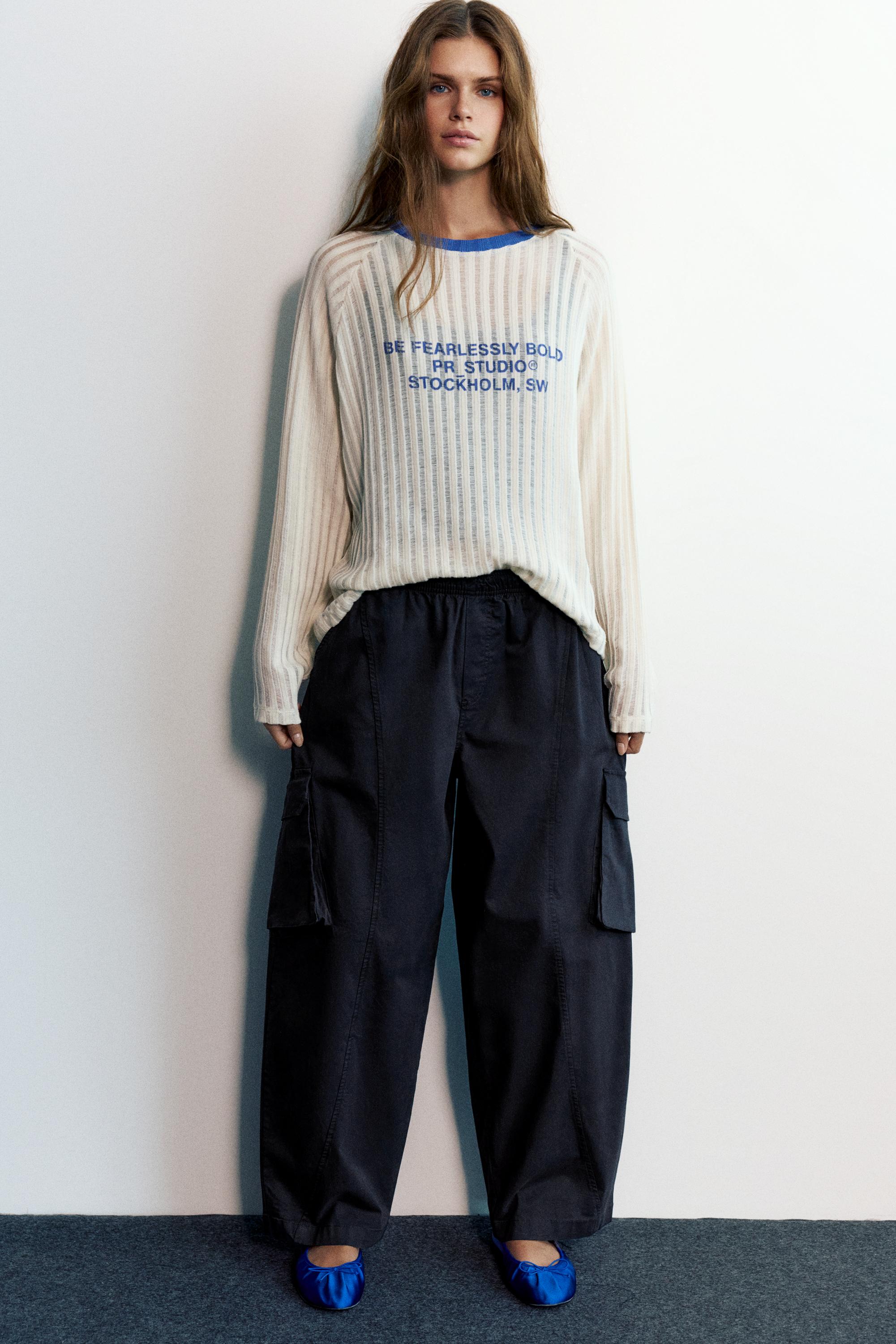 Pantalon Barrel Cargo