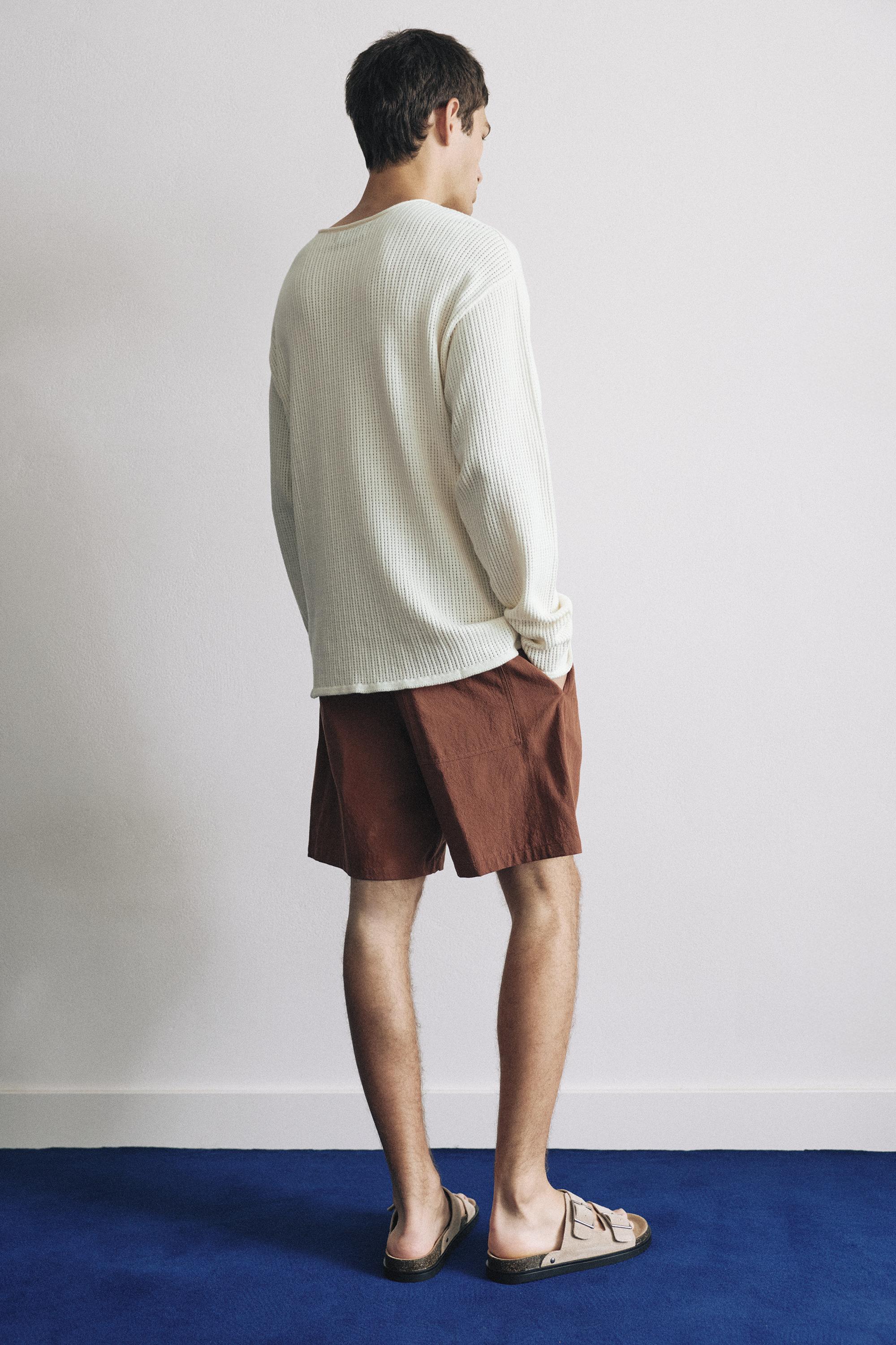 Cutwork knit jumper — Off white