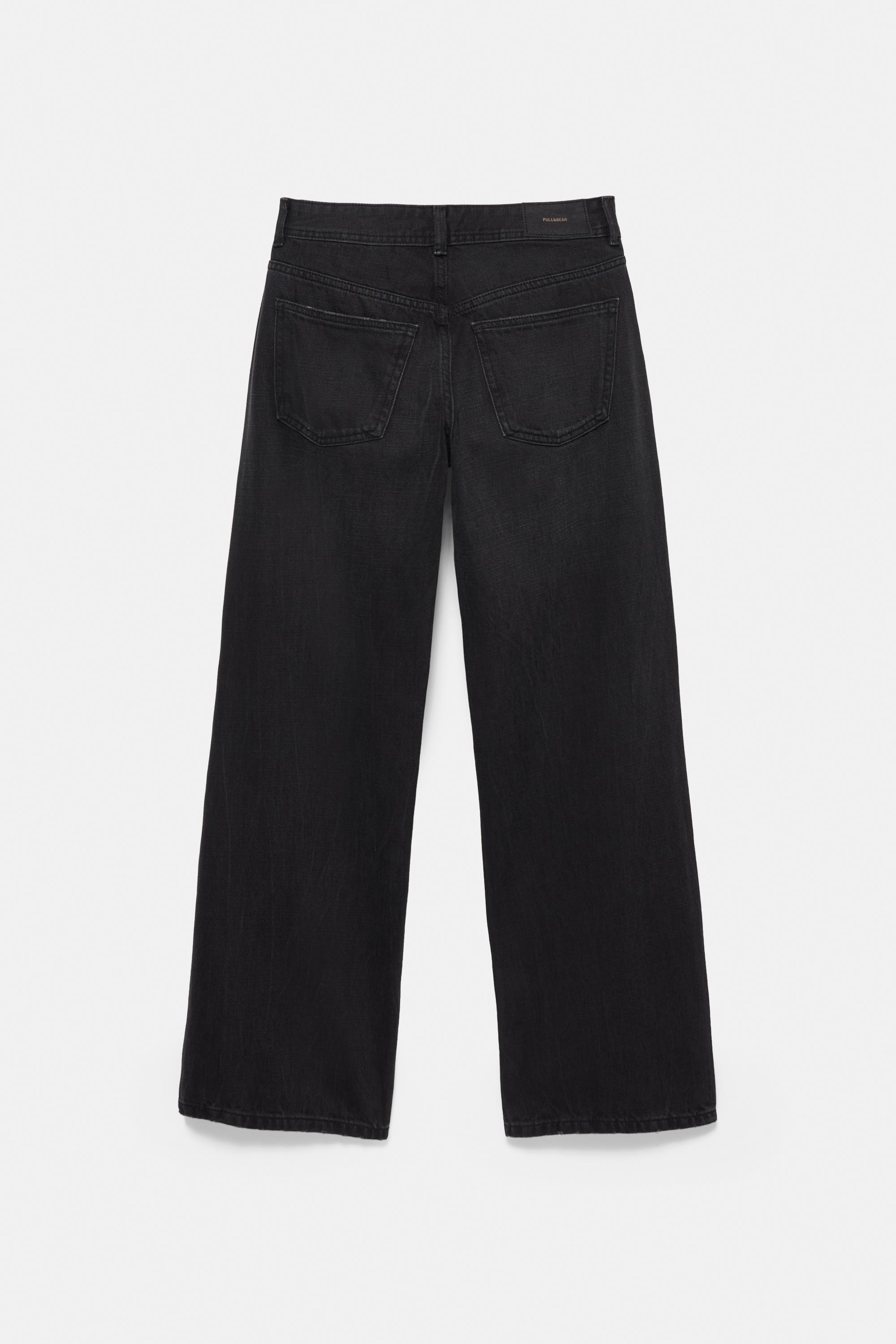Pull&Bear Düşük bel straight fit jean görsel 2