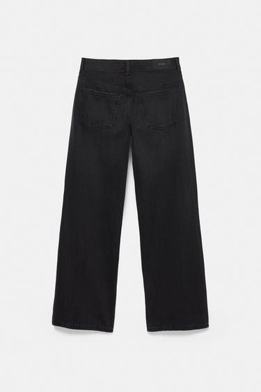 Low-rise straight-leg jeans — Black tone 8