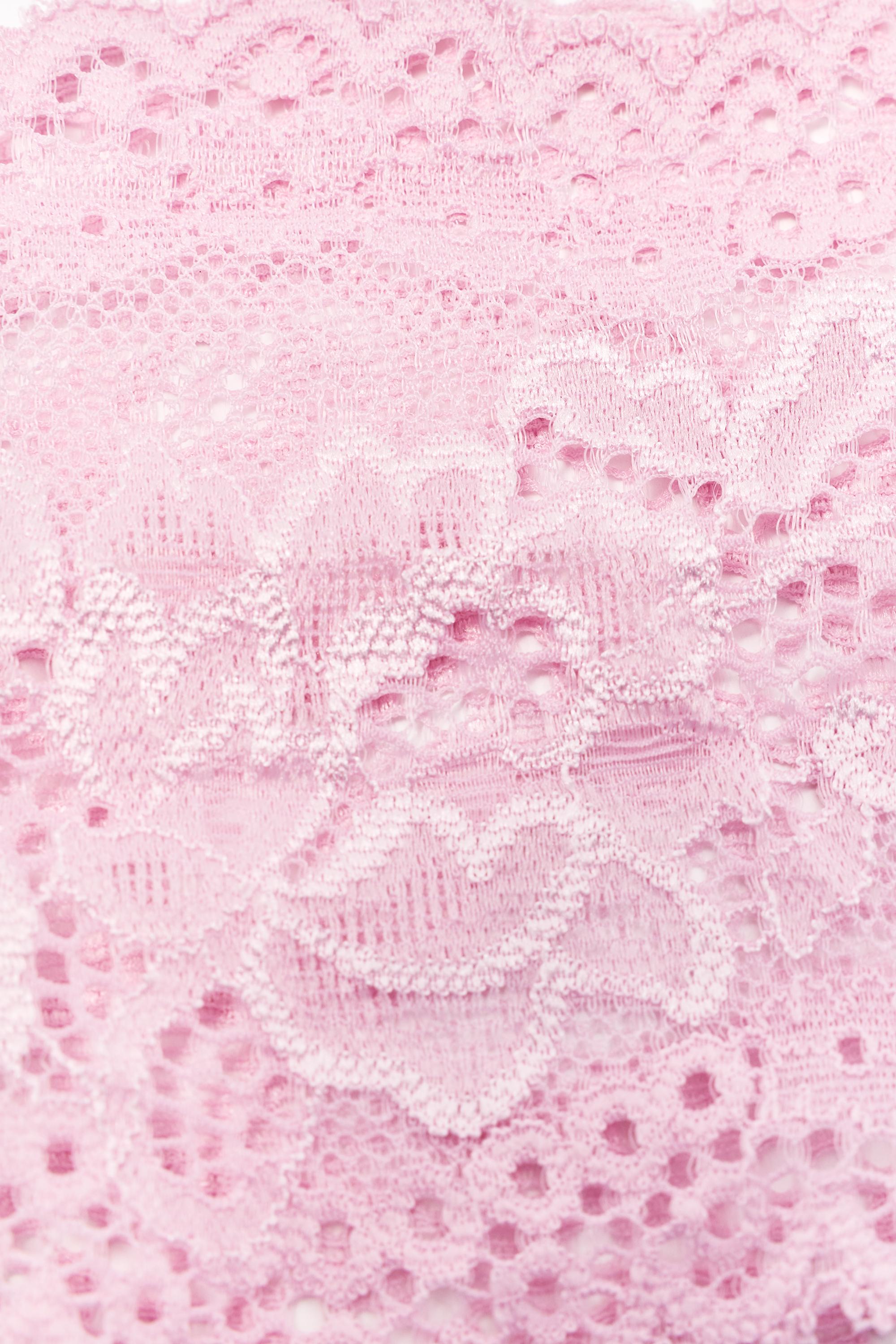 Stretch lace headband — Pink