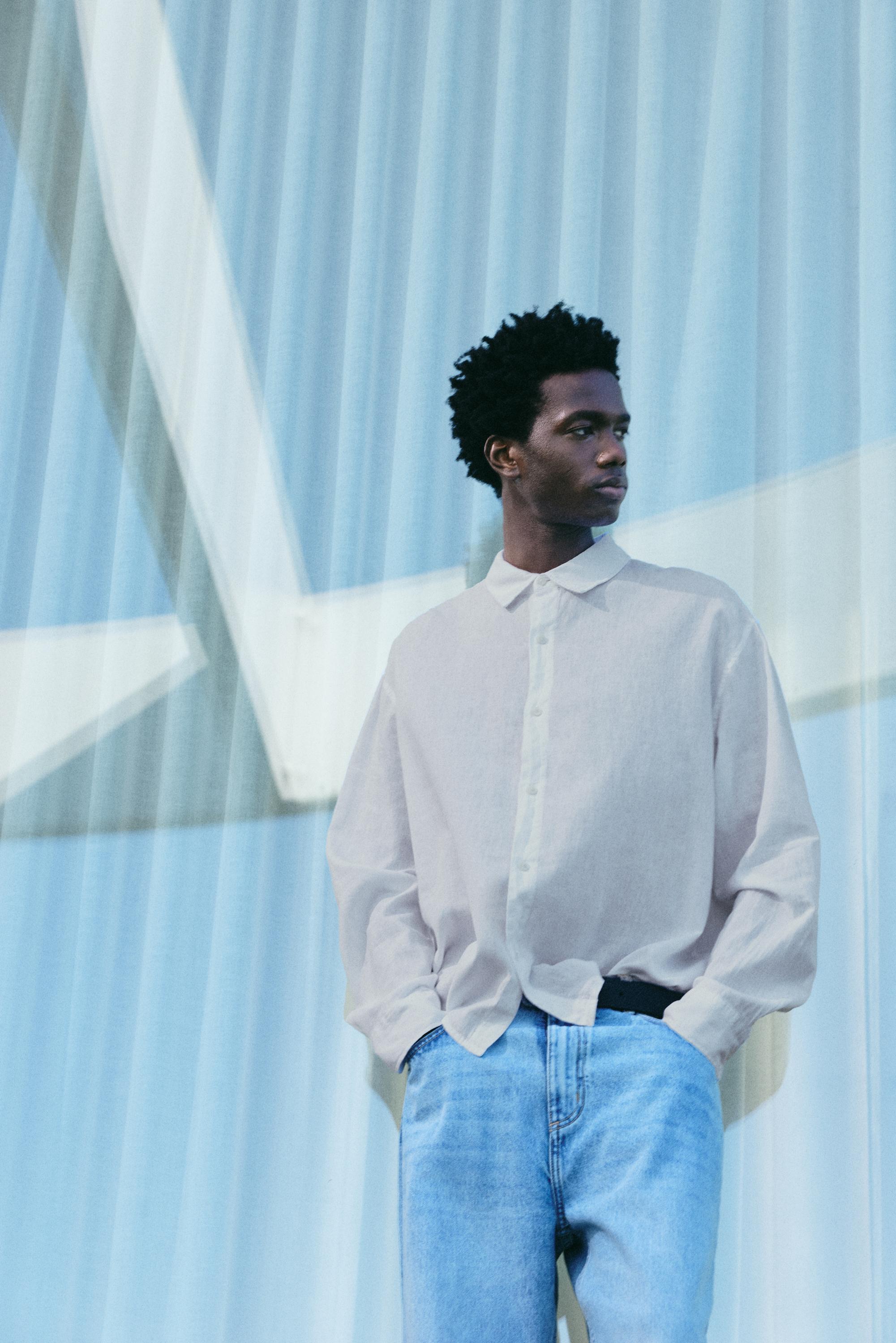 Ketenli gömlek - Görsel 51